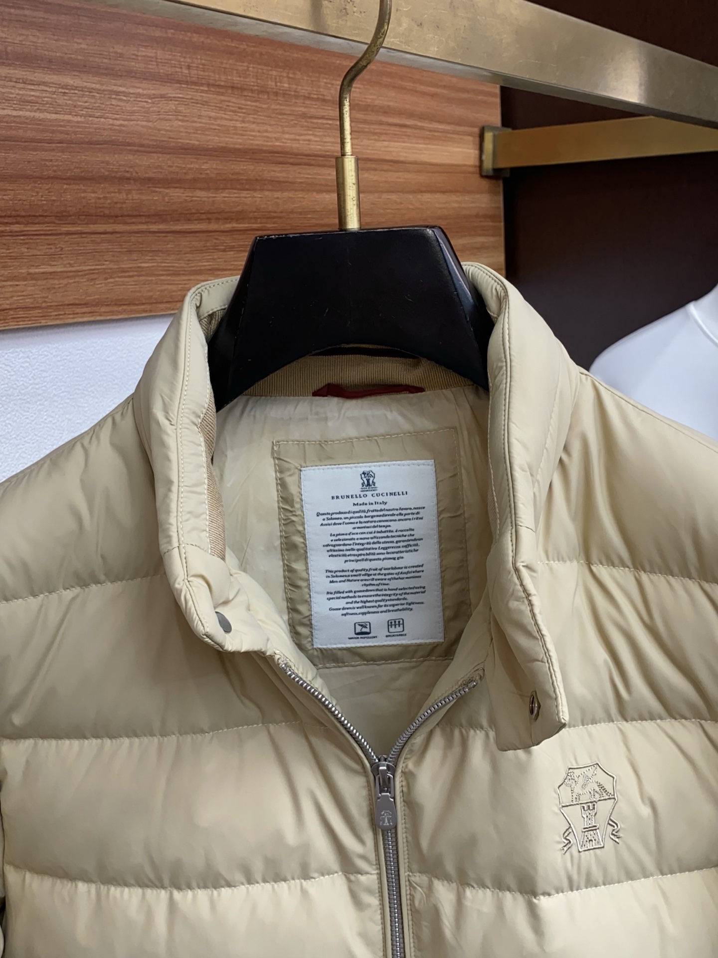 Brunello Cucinelli Couple Basic Clothing White Duck Down M-xxxl