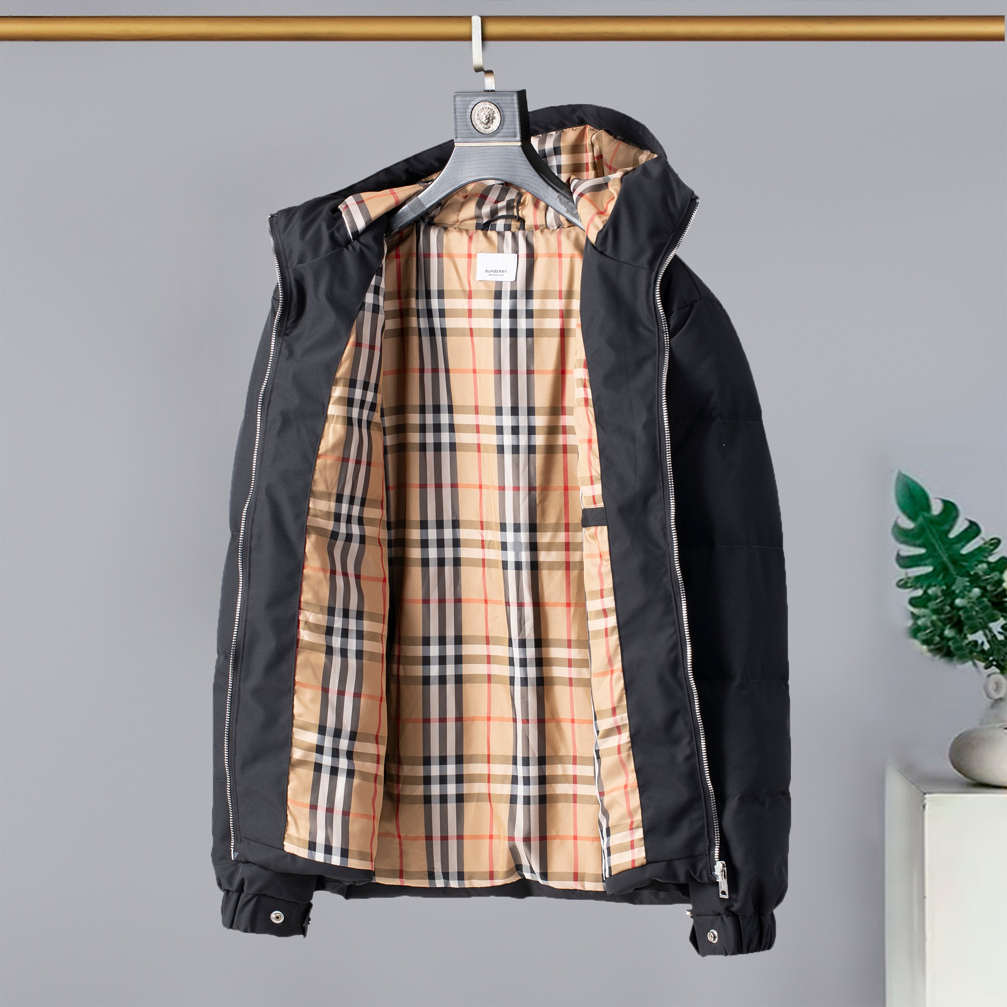Burberry Down Jacket Cotton M-xl