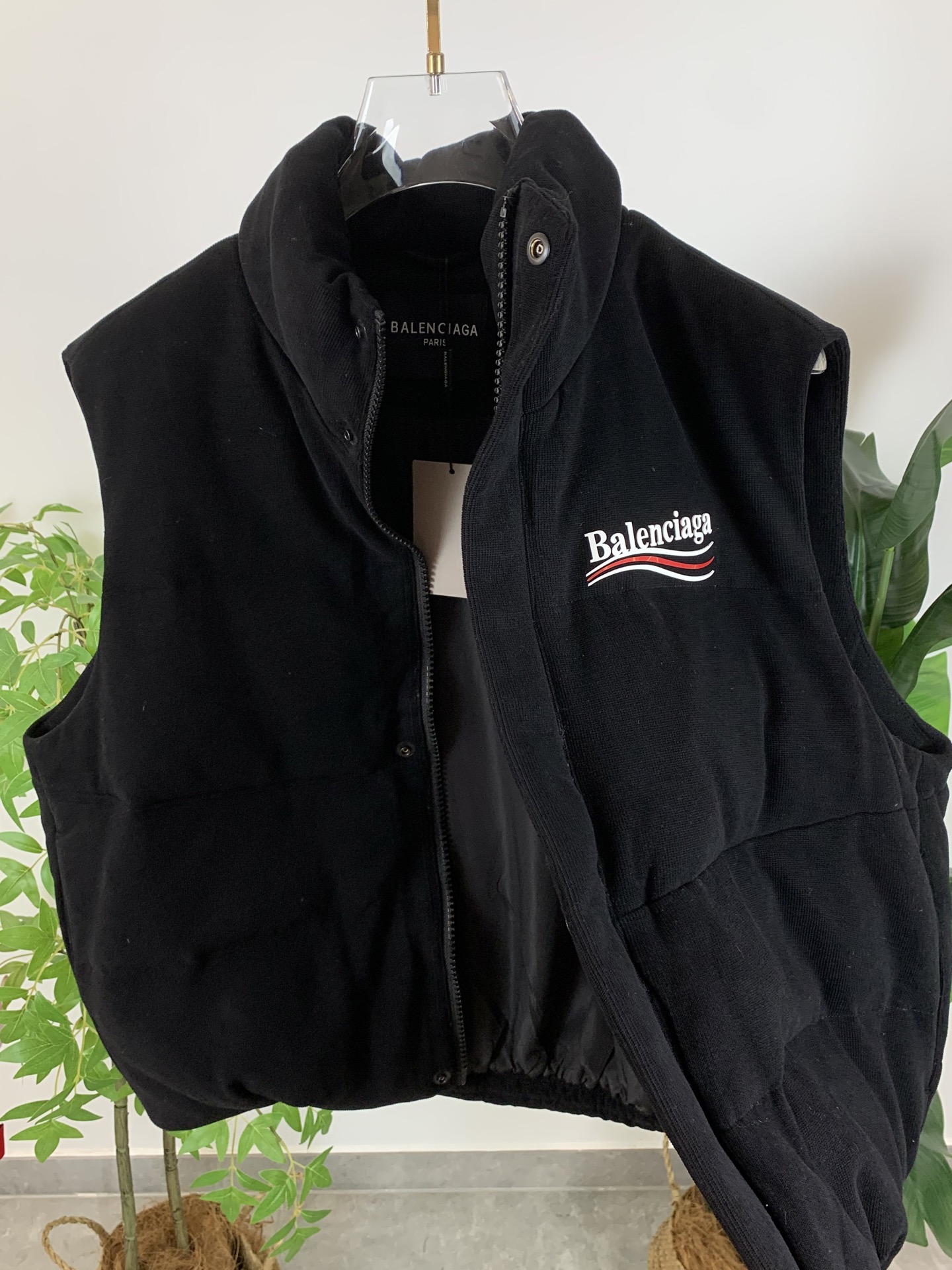 Balenciaga Down Vest Black S-m-xl