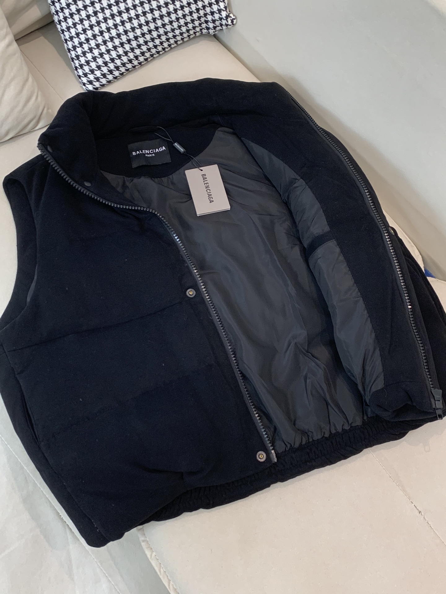 Balenciaga Couple Down Vest Goose Down M-xl
