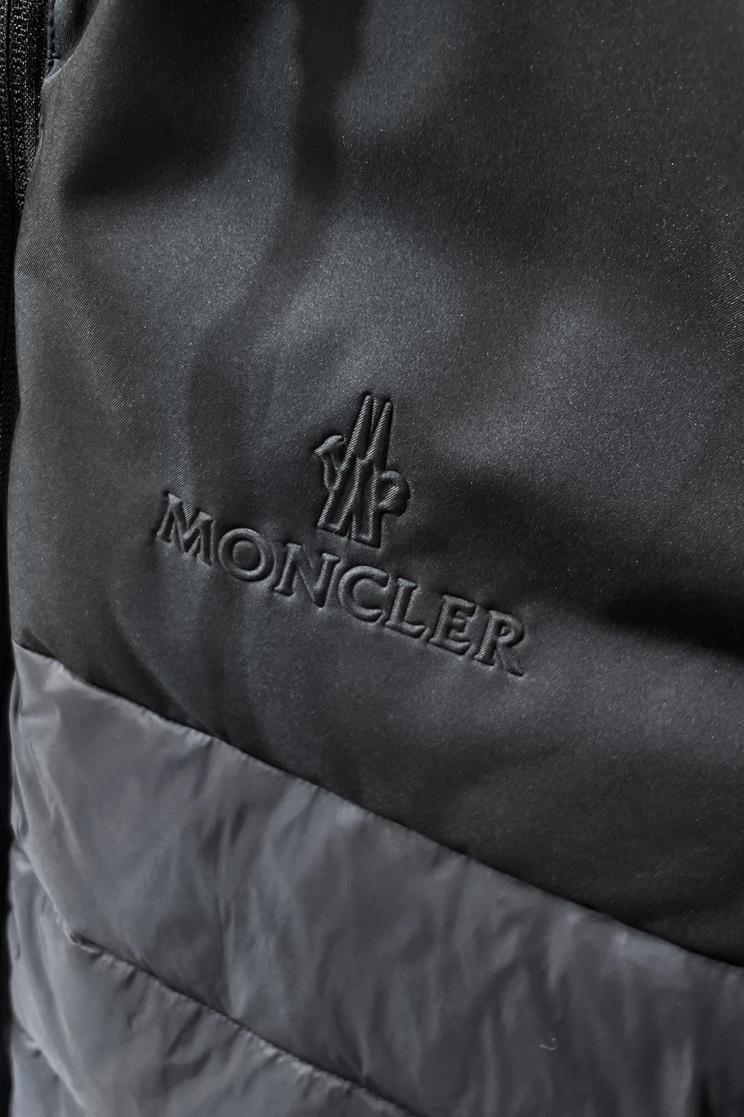 Moncler Down Jacket Knitted Black Hooded S-m-l-xl