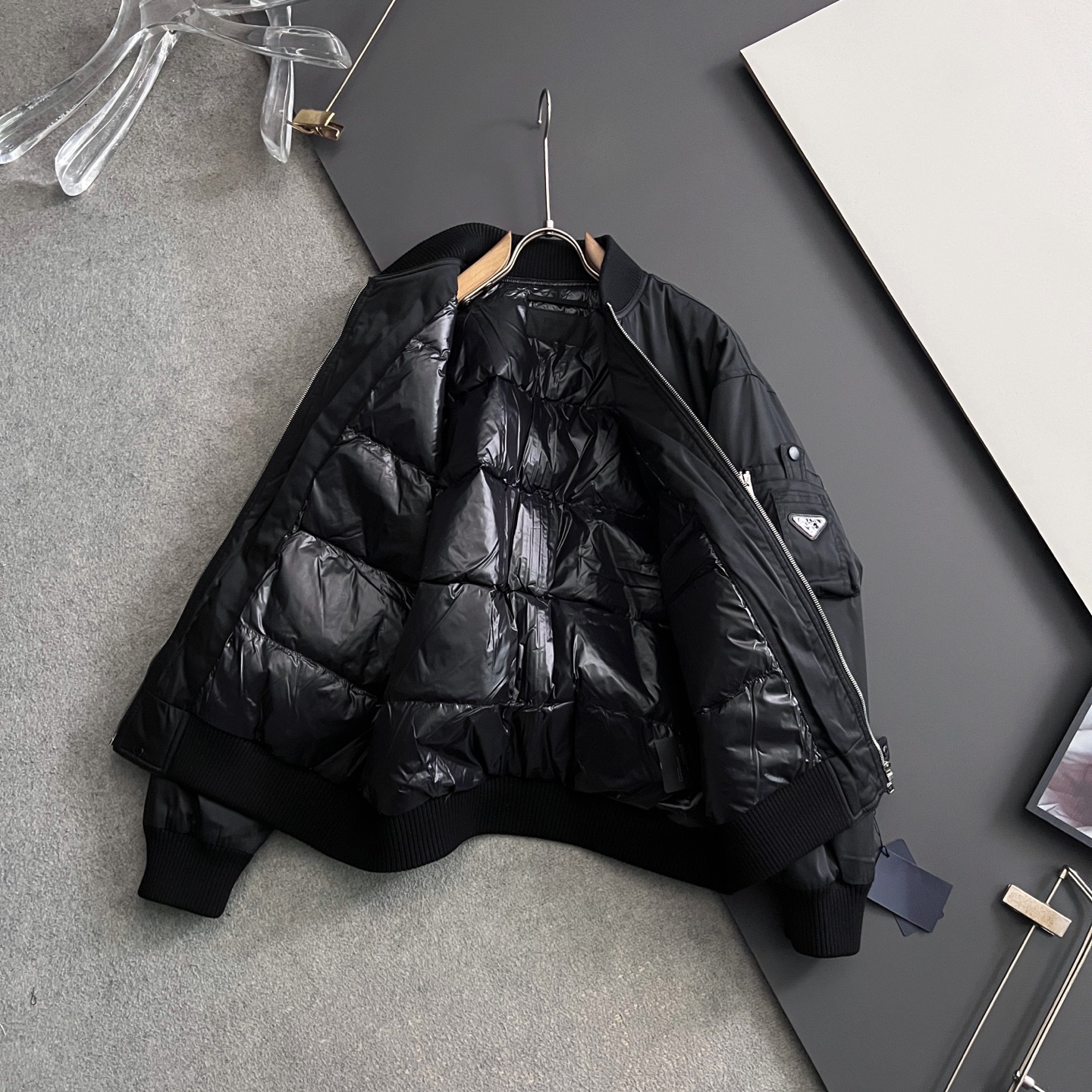 Prada Down Jacket White Duck Down