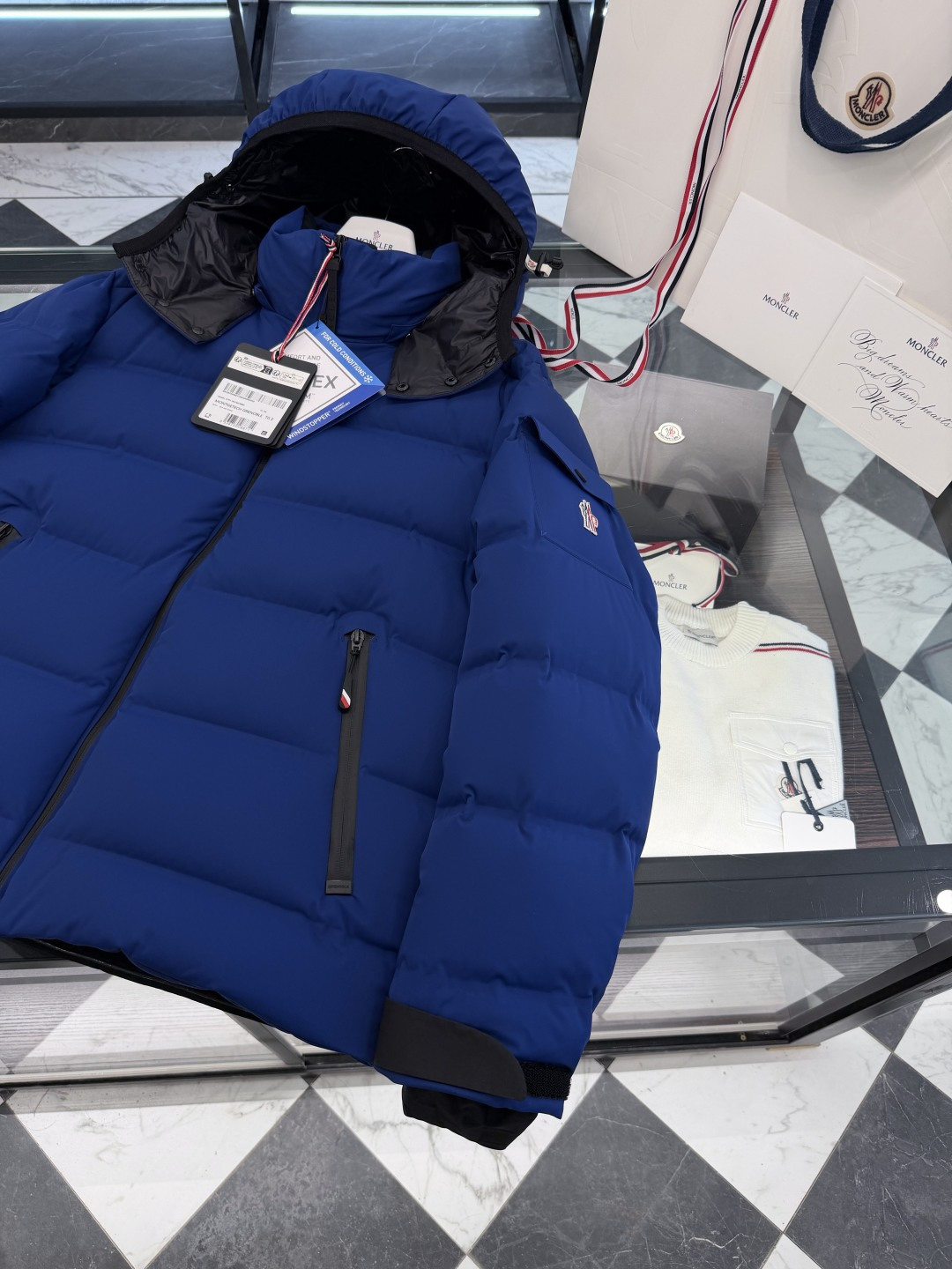 Moncler Male Jacket Blue M-l