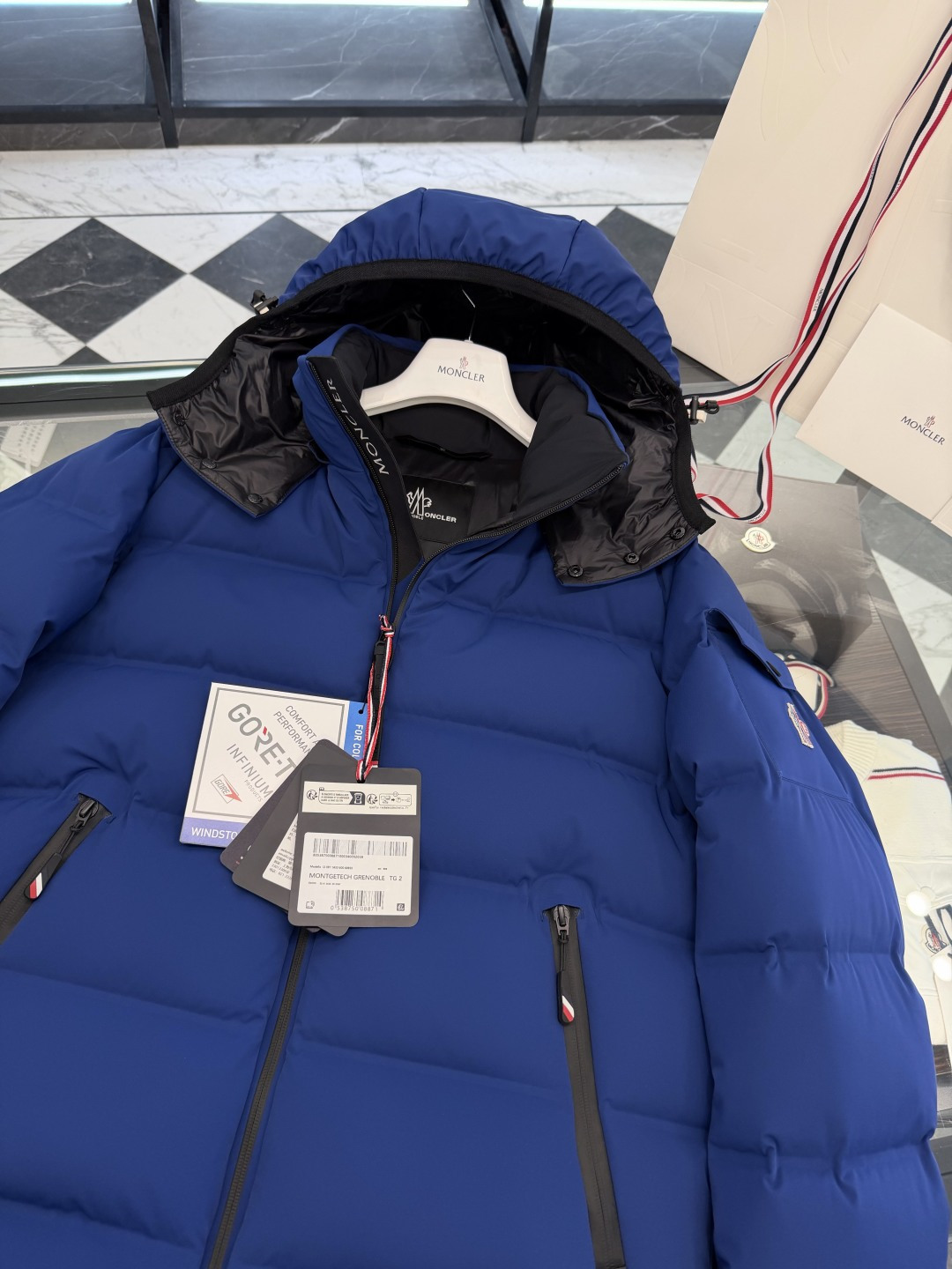 Moncler Male Jacket Blue M-l