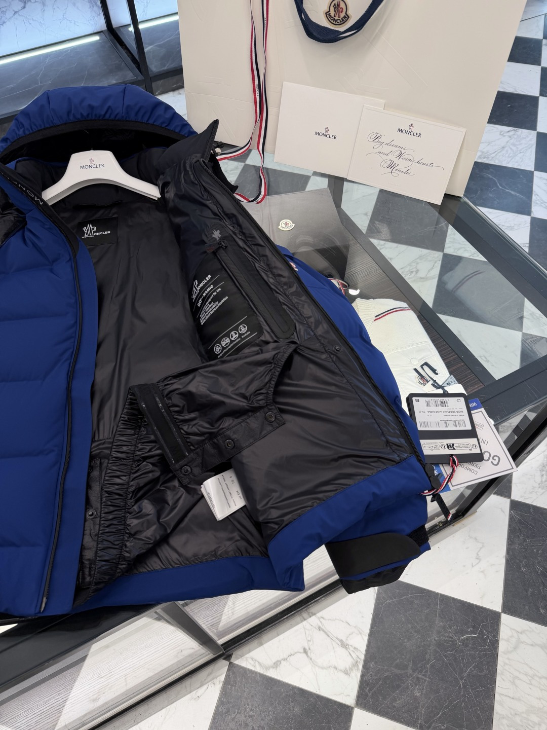 Moncler Male Jacket Blue M-l