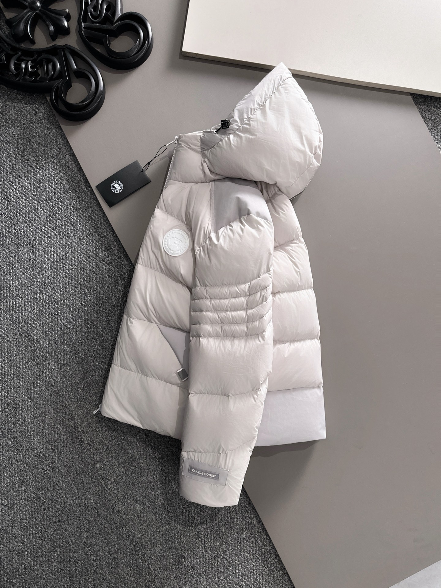 Canada Goose Couple Down Jacket Black Hooded S-l