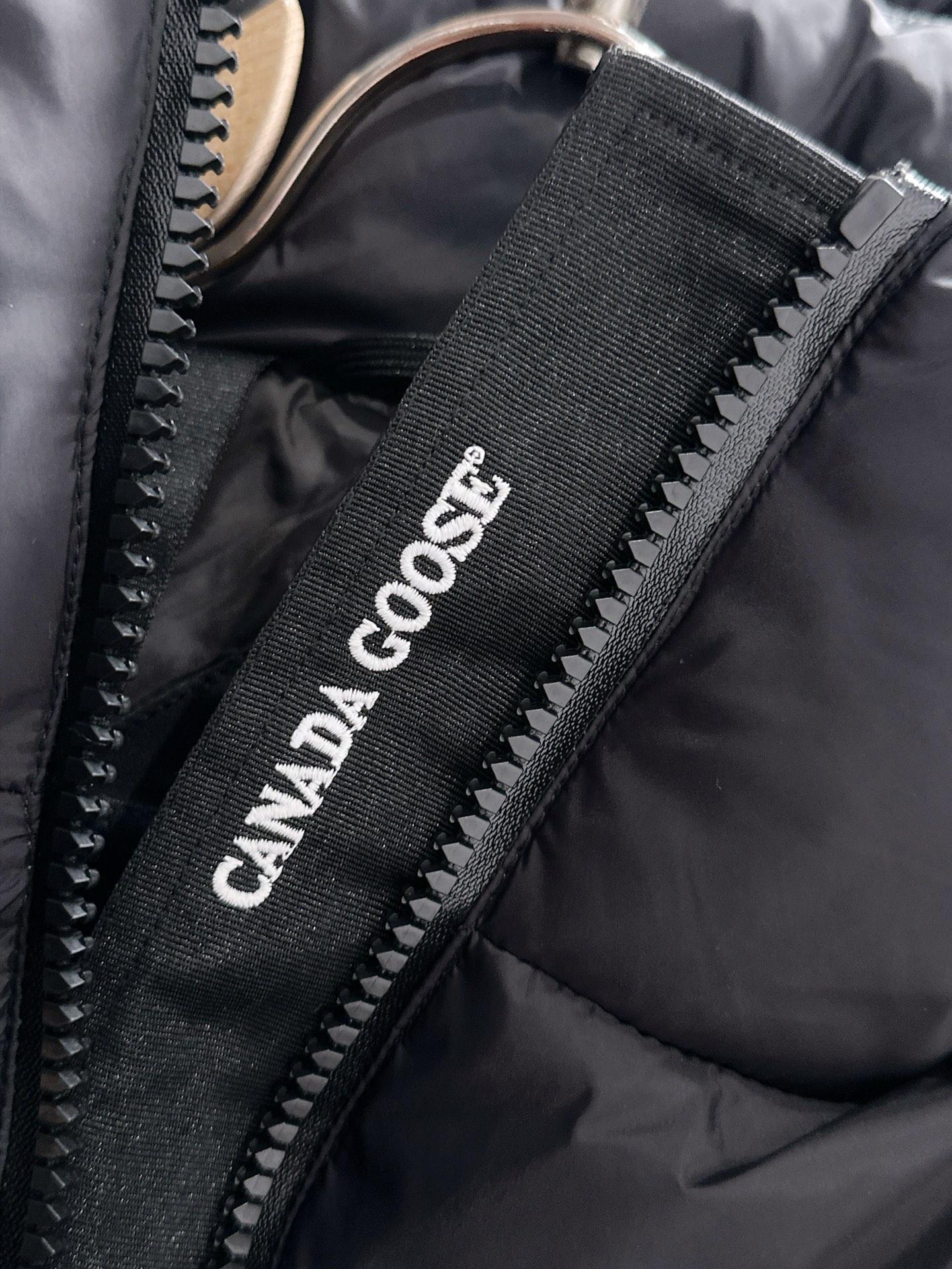 Canada Goose Couple Down Jacket Black Hooded S-l