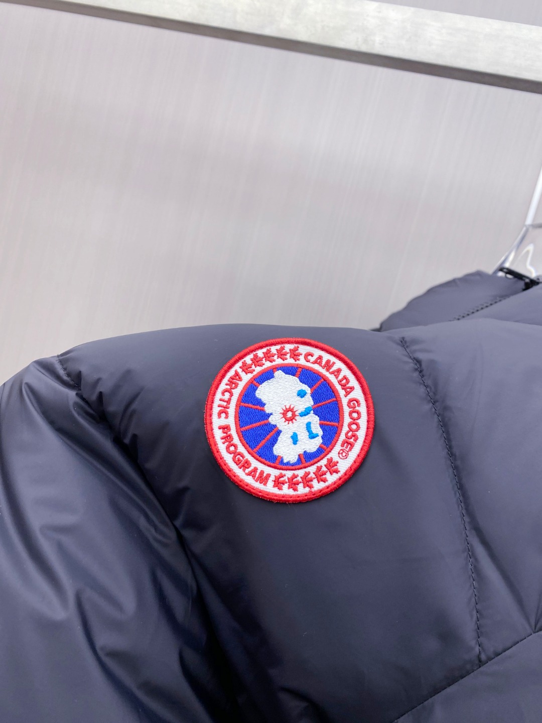 Canada Goose Couple Down Jacket Black Hooded S-l