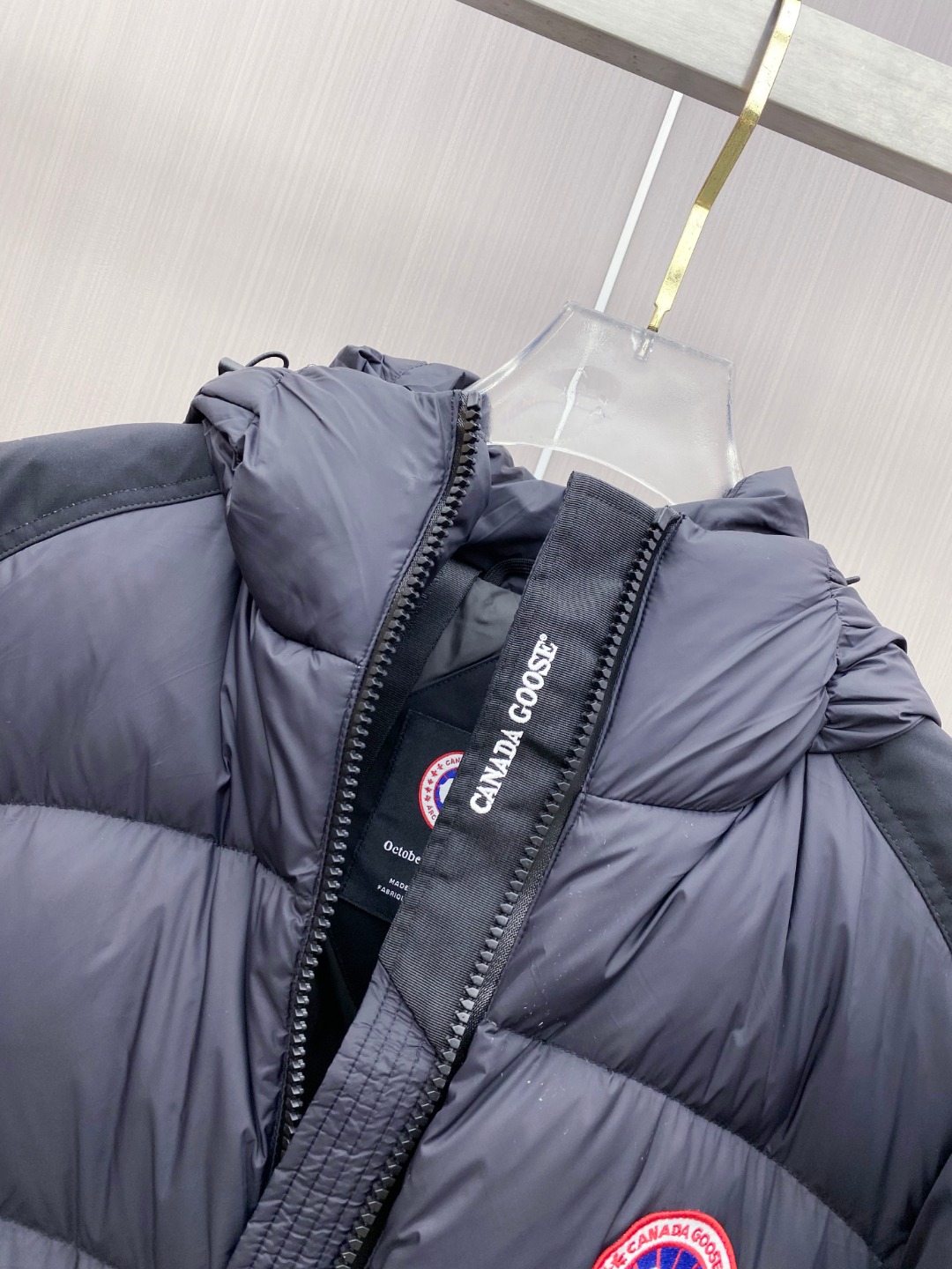 Canada Goose Couple Down Jacket Black Hooded S-l