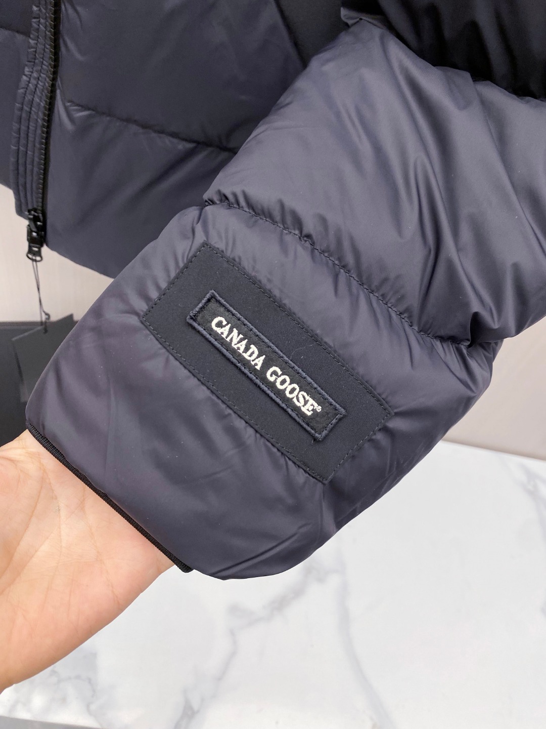Canada Goose Couple Down Jacket Black Hooded S-l
