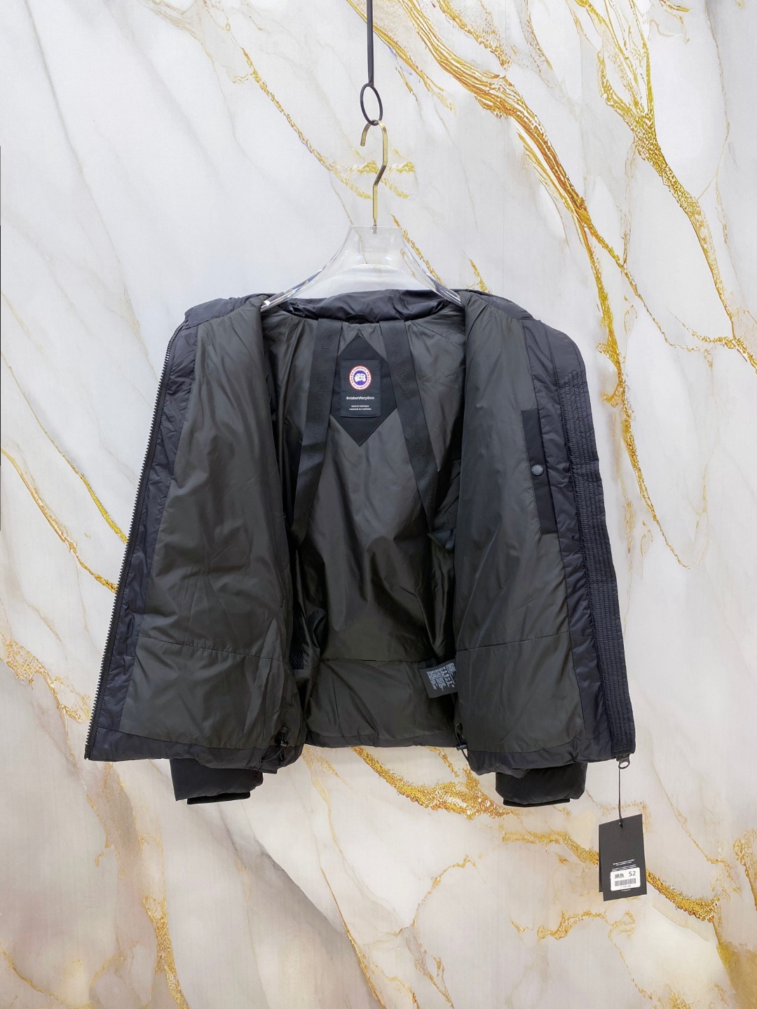 Canada Goose Couple Down Jacket Black Hooded S-l