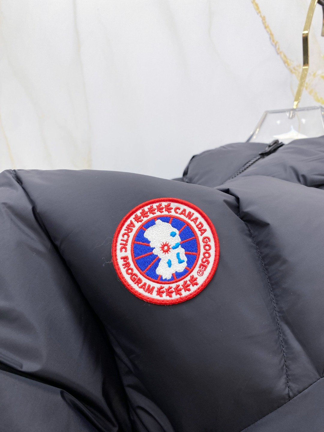 Canada Goose Couple Down Jacket Black Hooded S-l