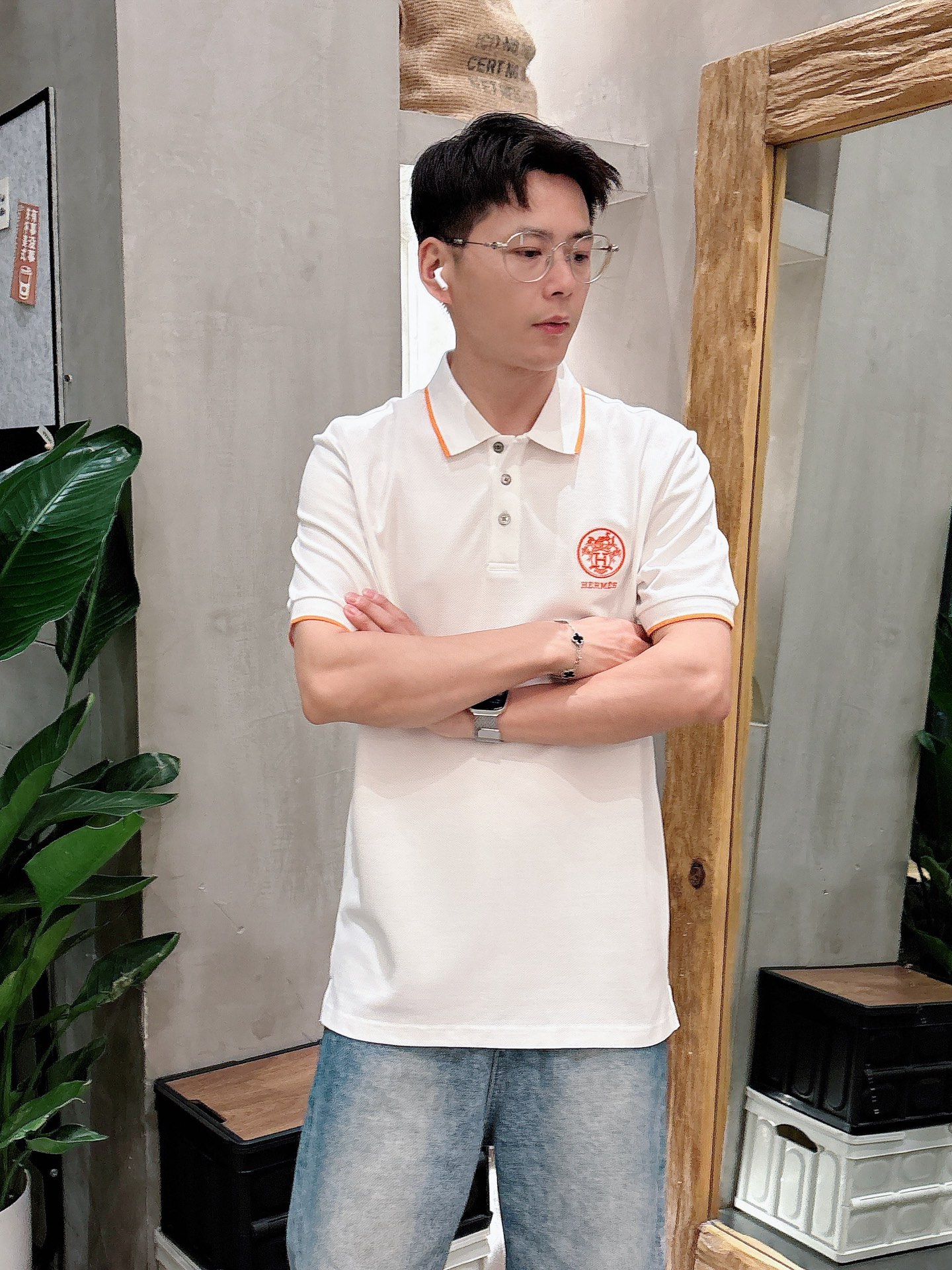 Hermès Basic Clothing Cotton Black M-l-xl-xxl