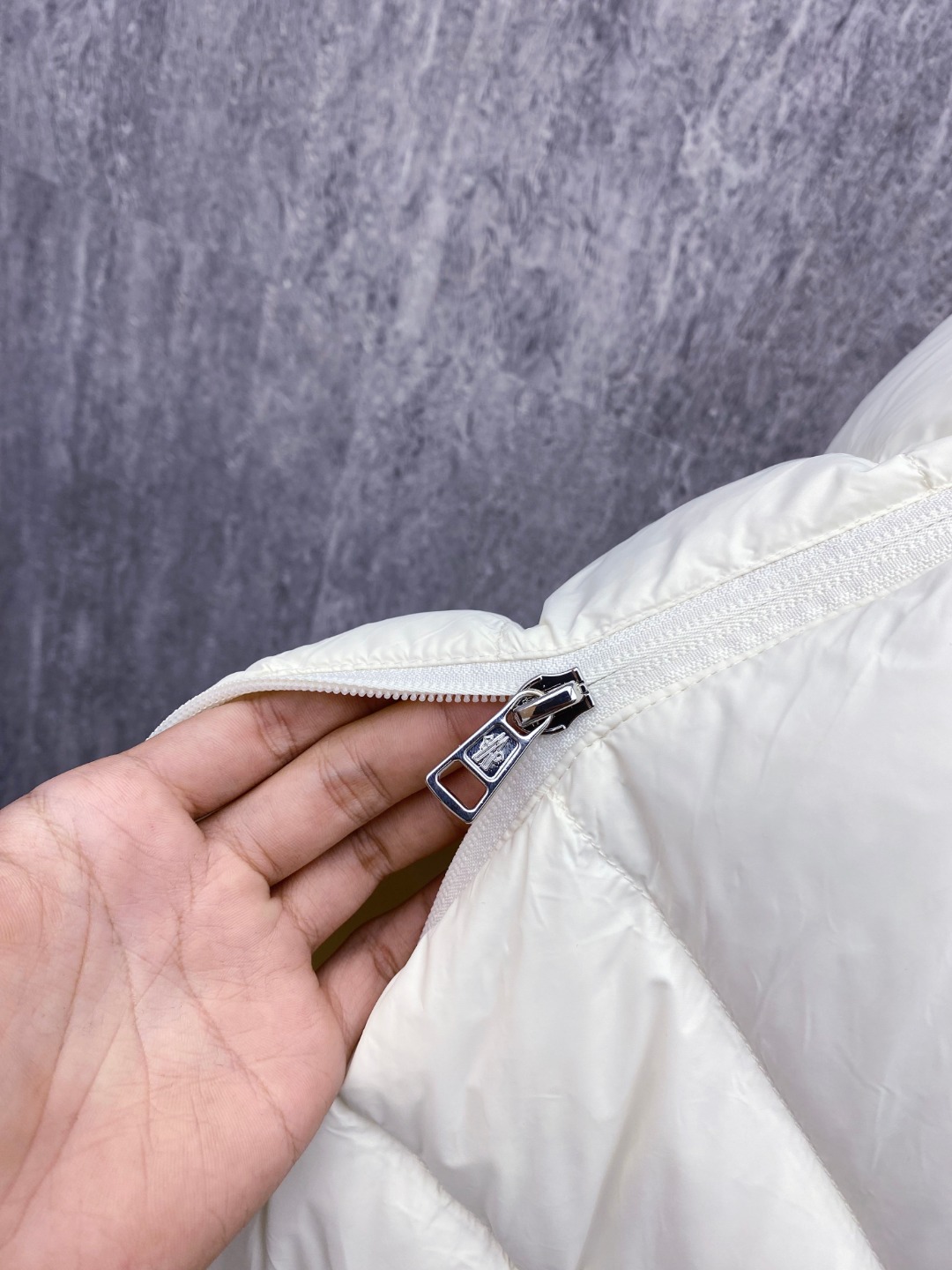 Moncler Down Jacket Knitted Black Hooded M-l