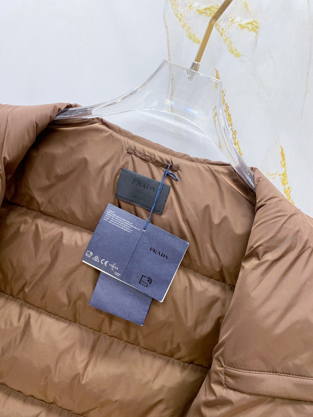 Prada Down Jacket White Duck Down 56