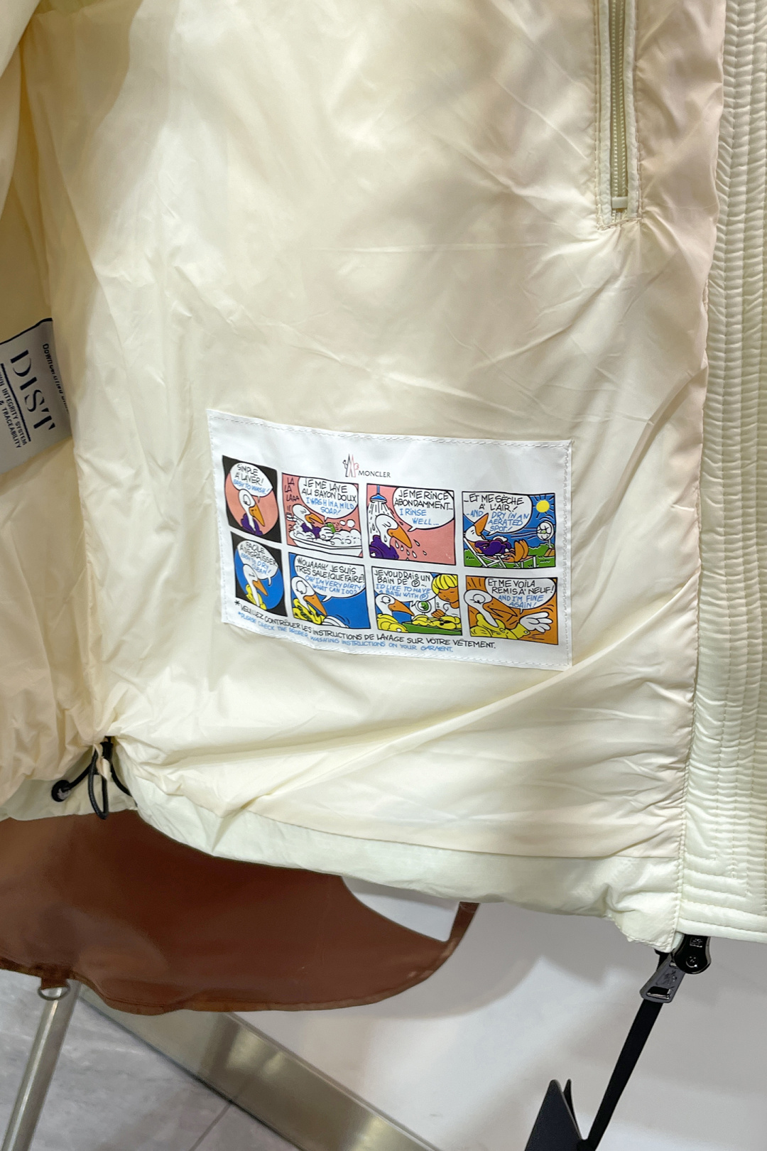 Moncler Down Vest White Duck Down Black S-m-l-xl