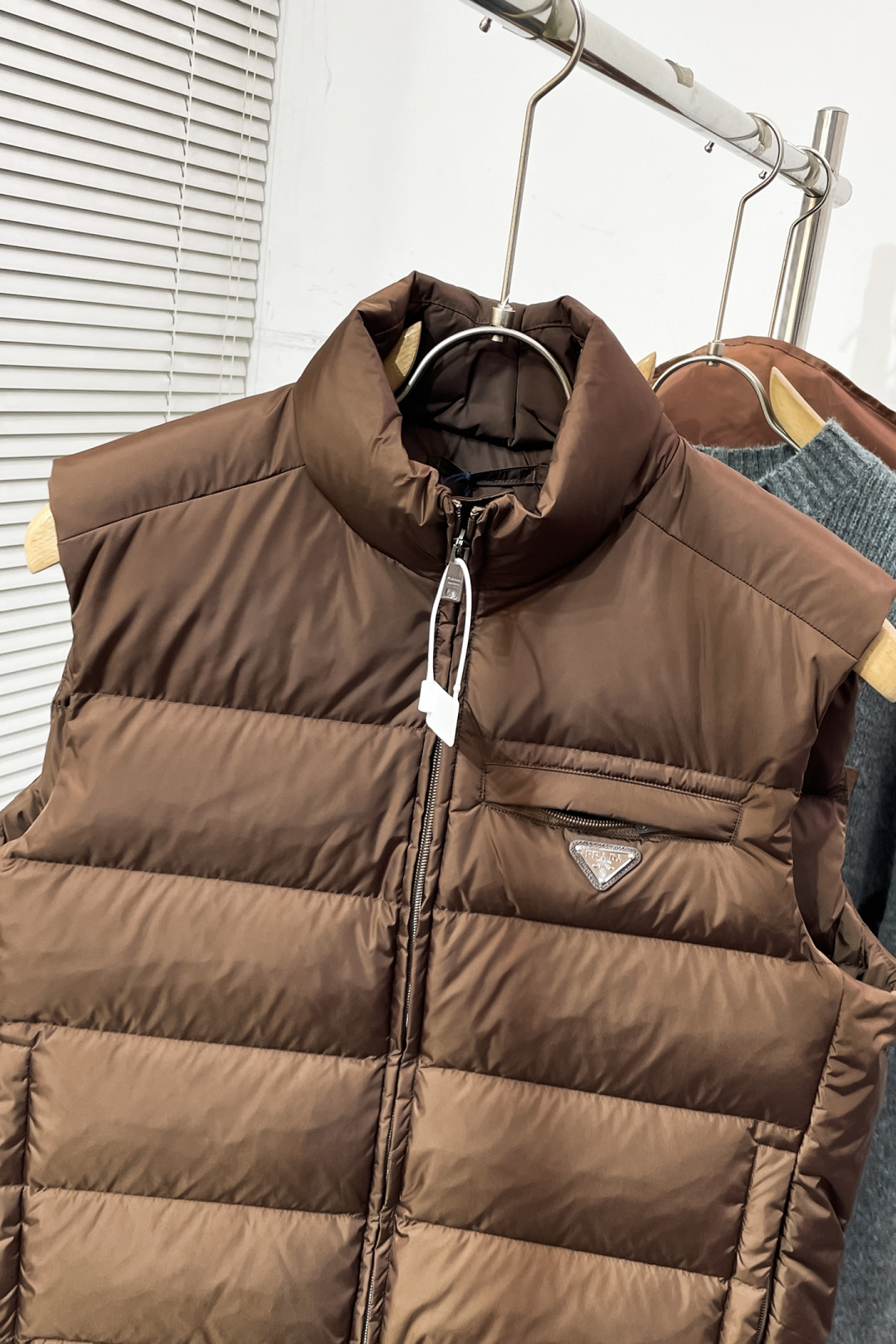 Prada Down Vest White Duck Down S-m-xl