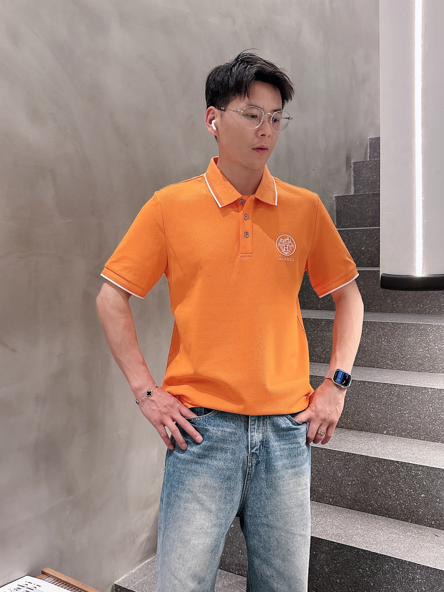 Hermès Basic Clothing Cotton Black M-l-xl-xxl