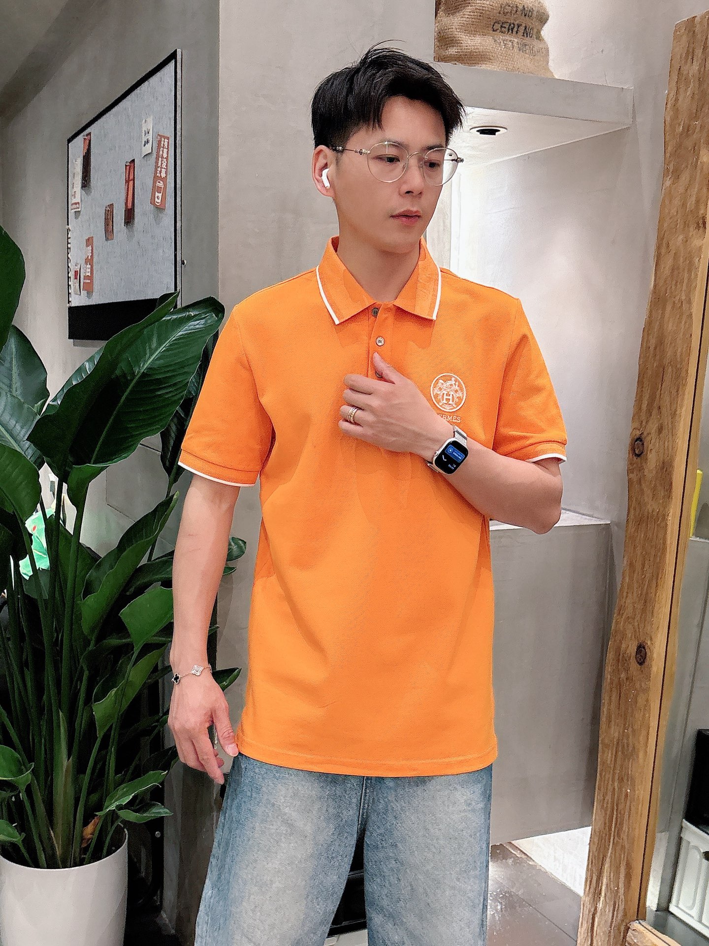 Hermès Basic Clothing Cotton Black M-l-xl-xxl