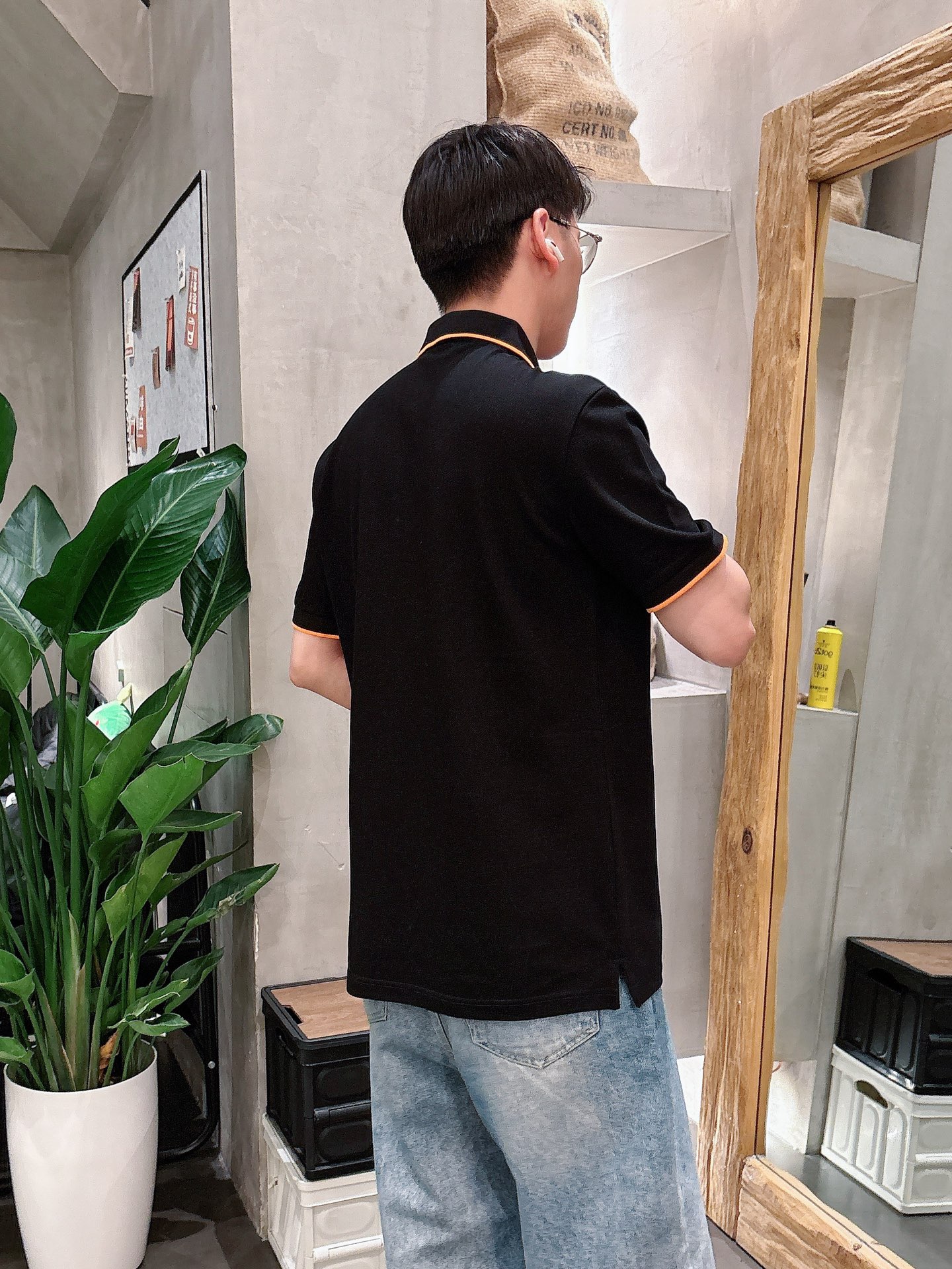 Hermès Basic Clothing Cotton Black M-l-xl-xxl
