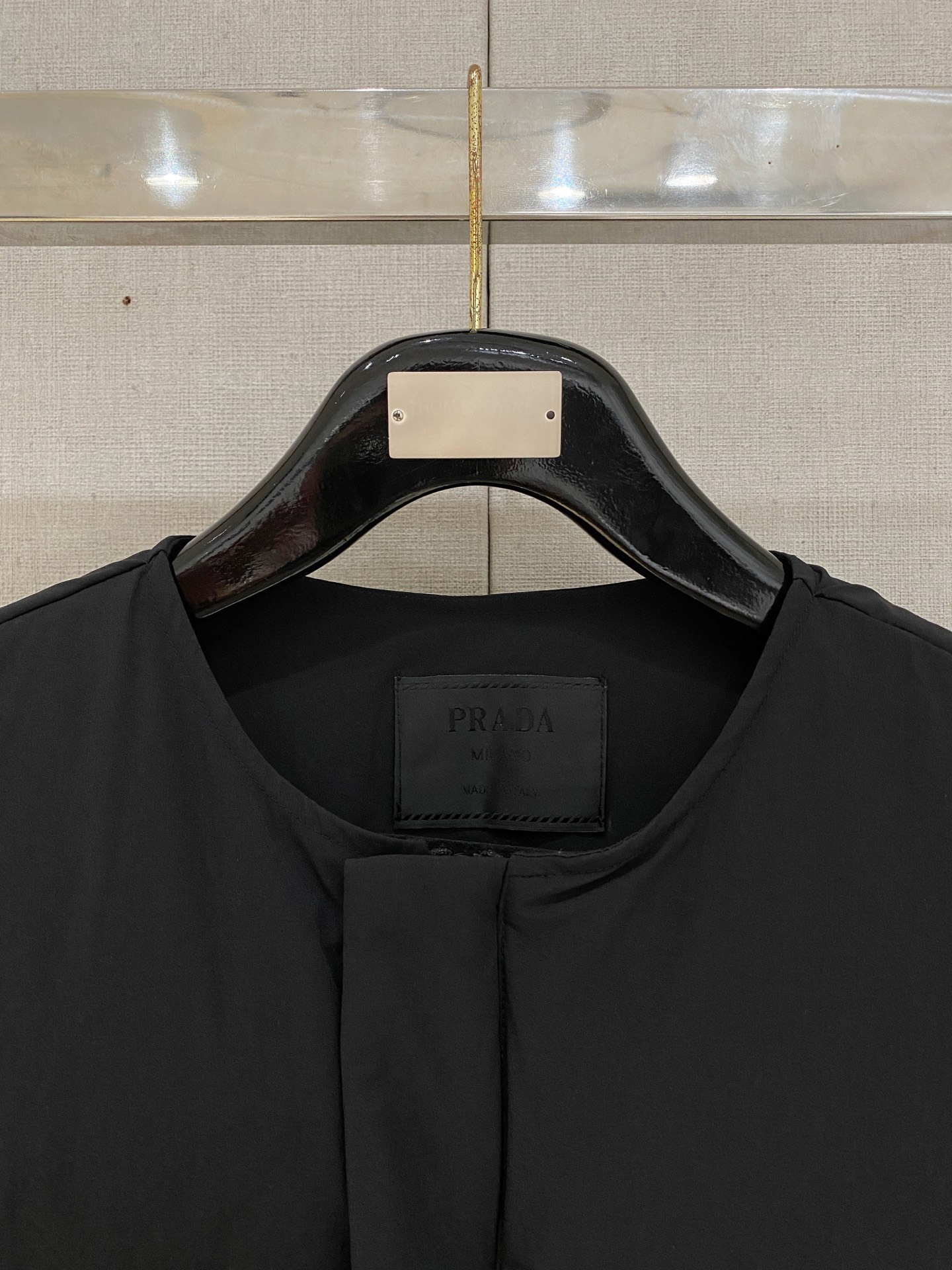 Prada Vest Goose Down Black S-m-l-xl