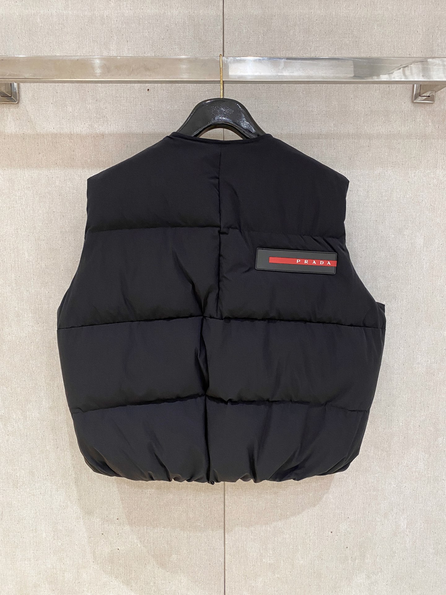 Prada Vest Goose Down Black S-m-l-xl