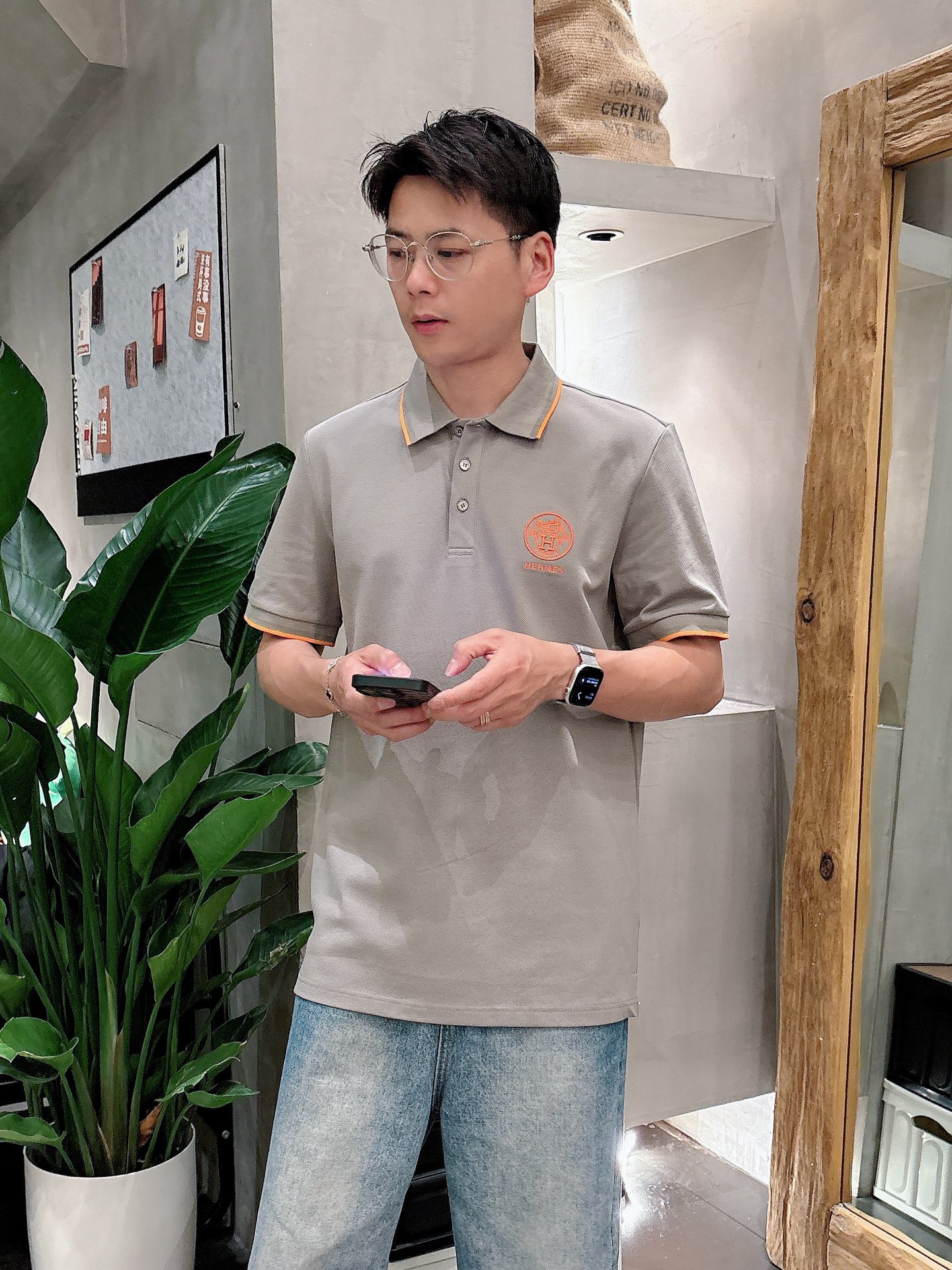 Hermès Basic Clothing Cotton Black M-l-xl-xxl