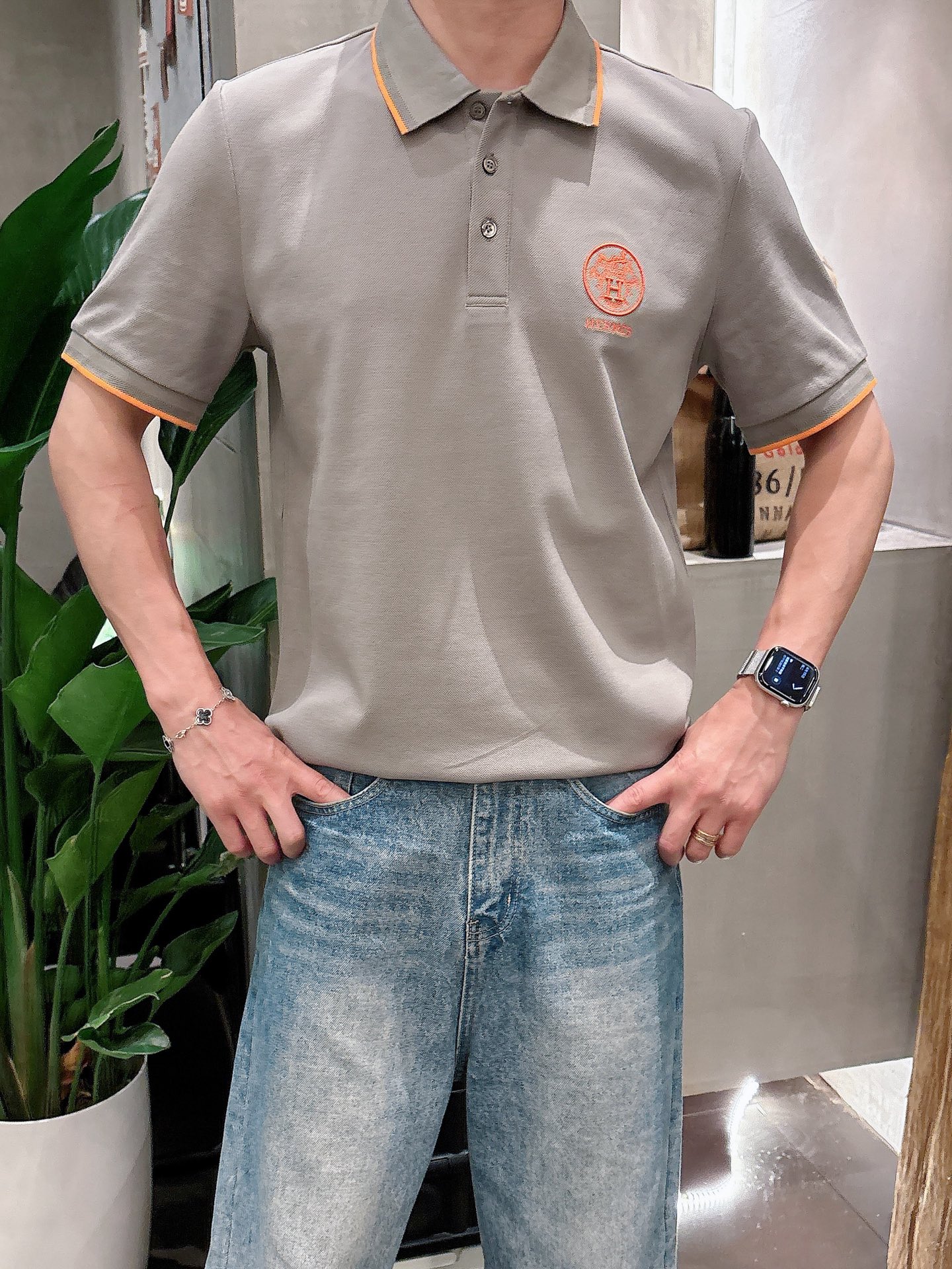 Hermès Basic Clothing Cotton Black M-l-xl-xxl