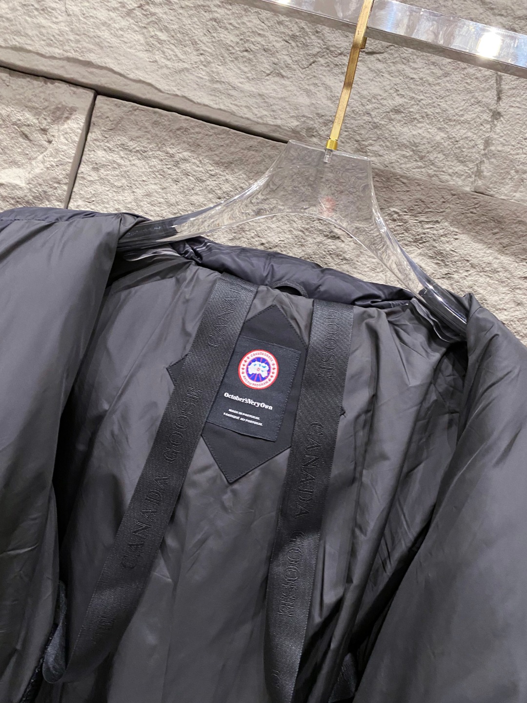 Canada Goose Couple Down Jacket Black Hooded S-l