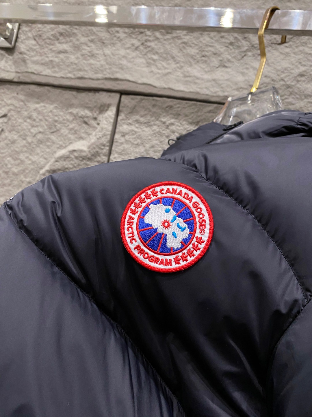 Canada Goose Couple Down Jacket Black Hooded S-l