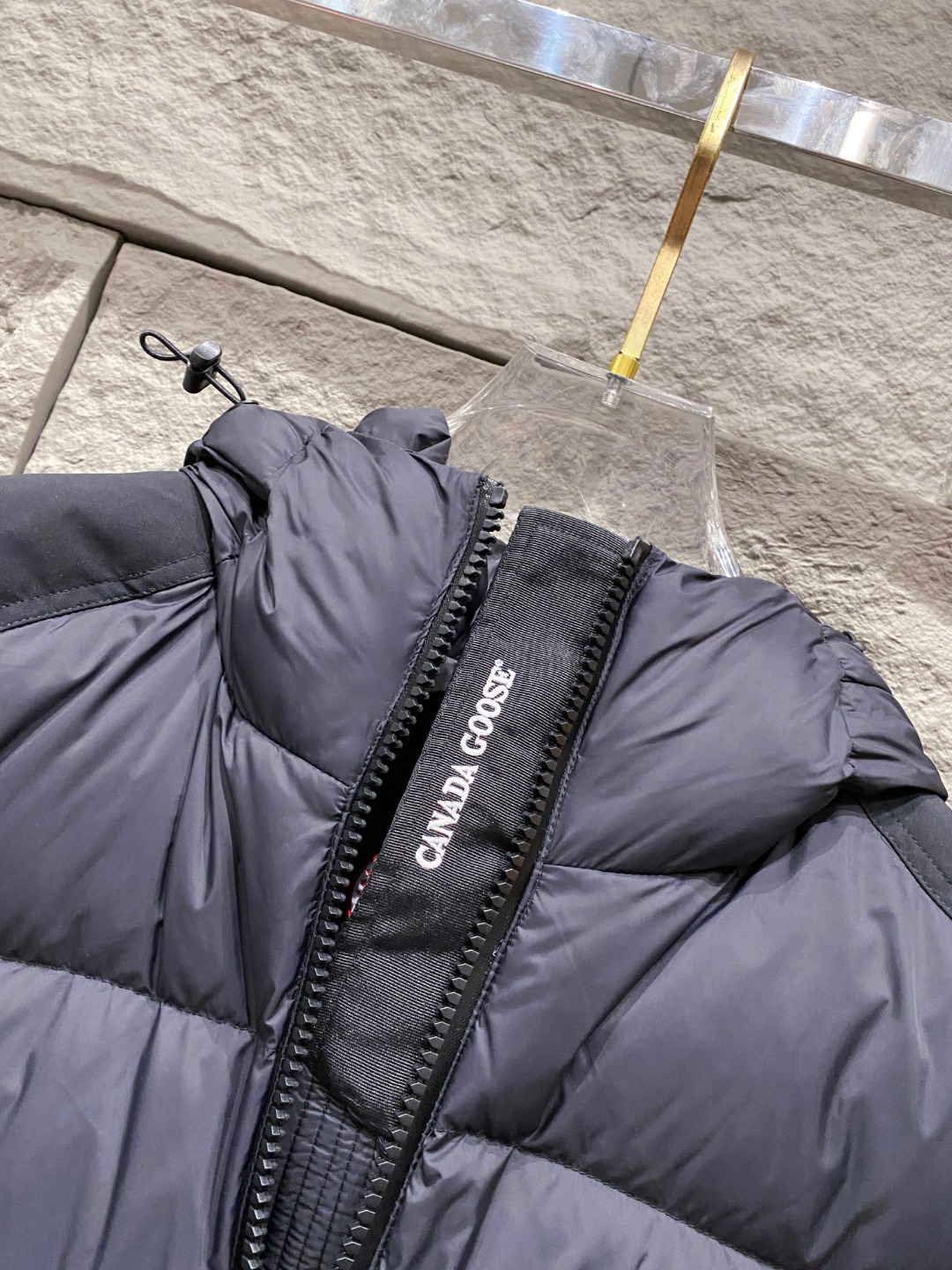Canada Goose Couple Down Jacket Black Hooded S-l
