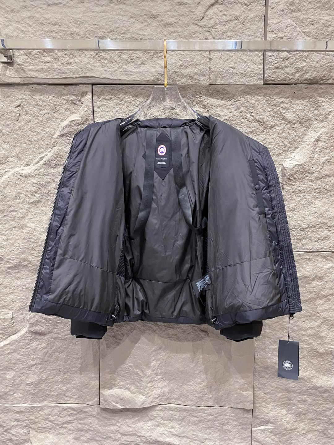Canada Goose Couple Down Jacket Black Hooded S-l