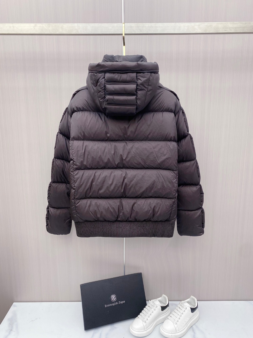 Dior Down Jacket White Duck Down Black L