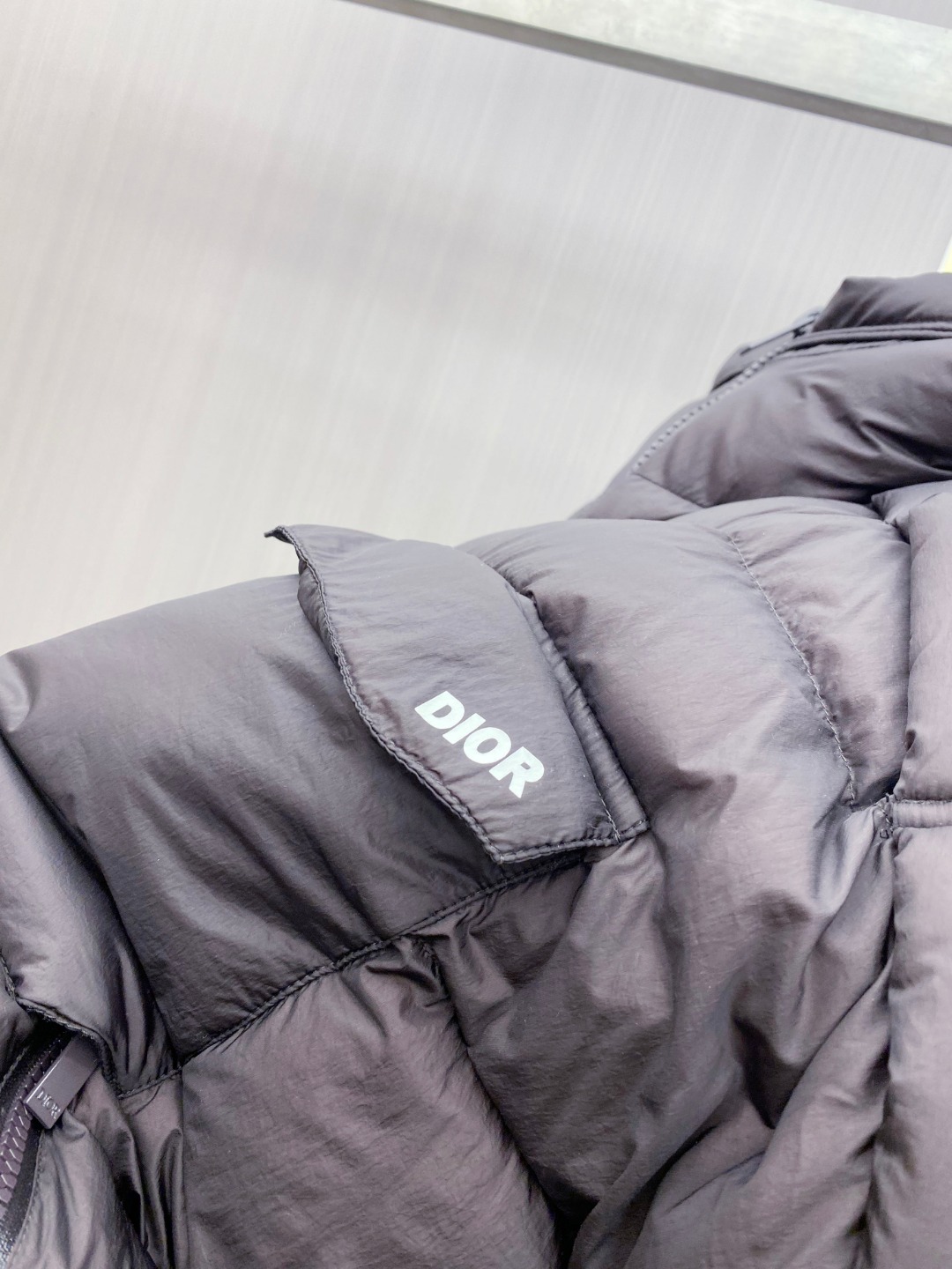 Dior Down Jacket White Duck Down Black L