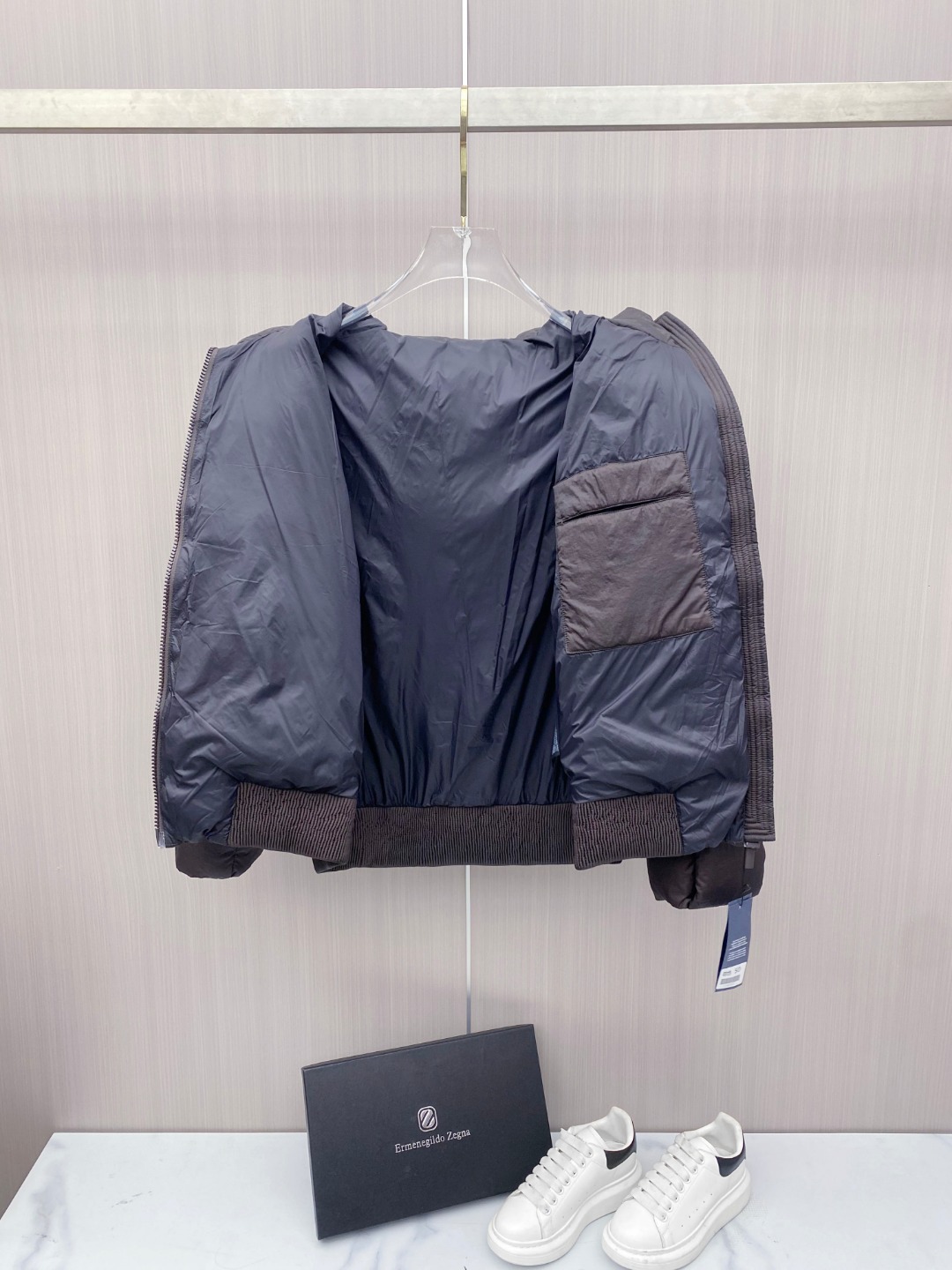 Dior Down Jacket White Duck Down Black L