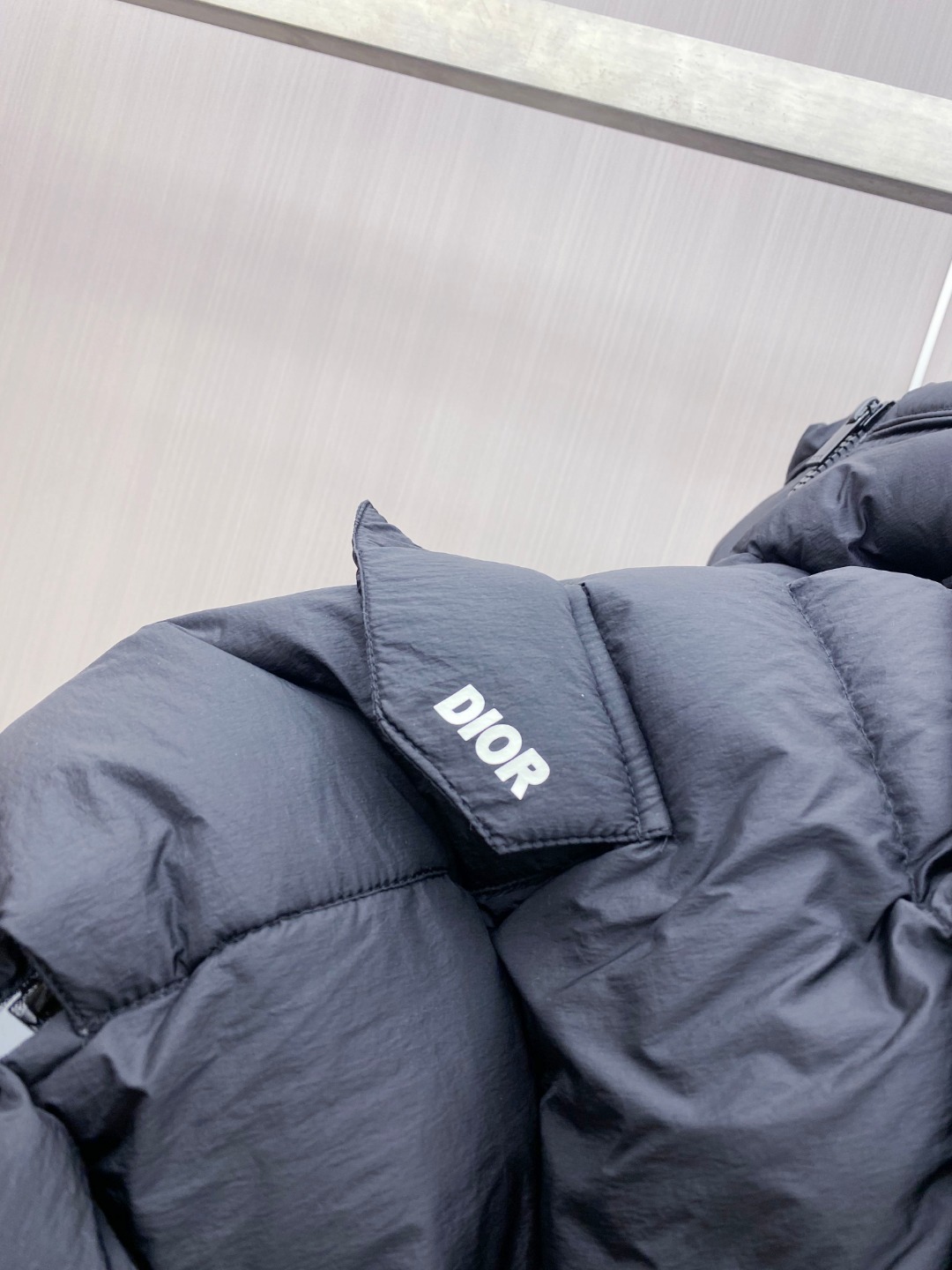 Dior Down Jacket White Duck Down Black L