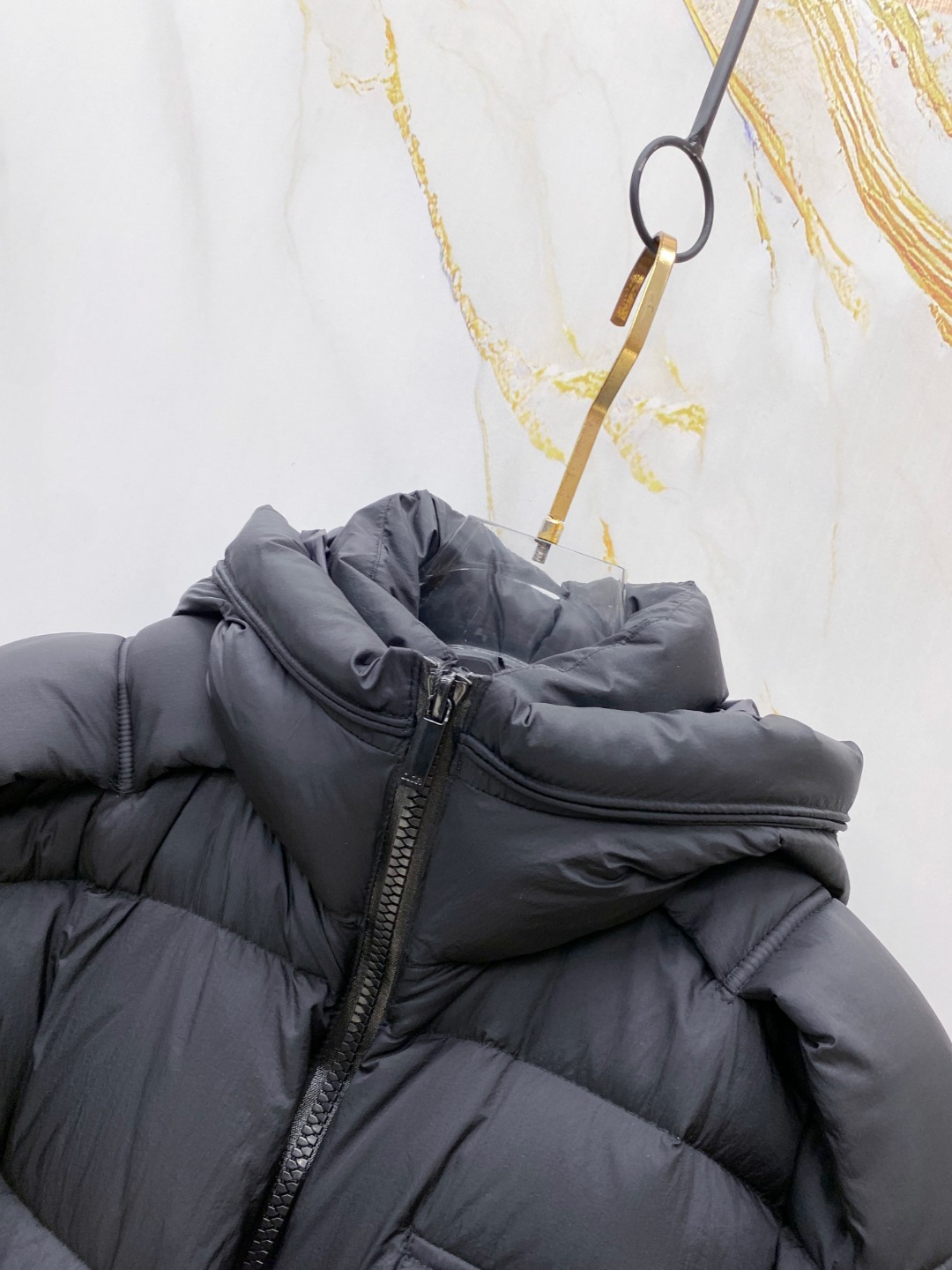 Dior Down Jacket White Duck Down Black L