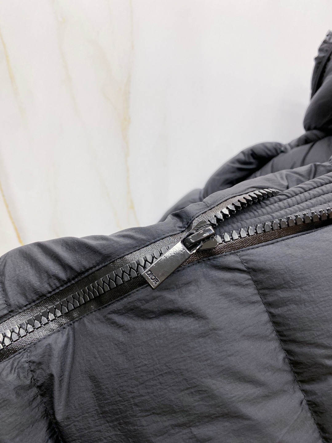 Dior Down Jacket White Duck Down Black L