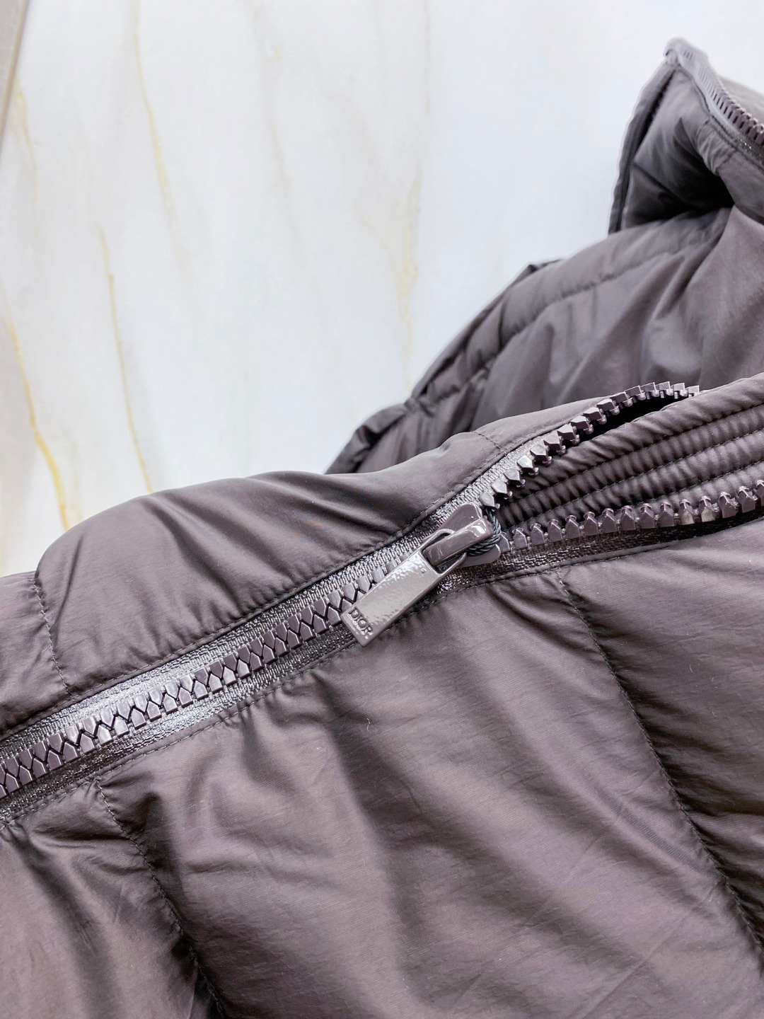 Dior Down Jacket White Duck Down Black L