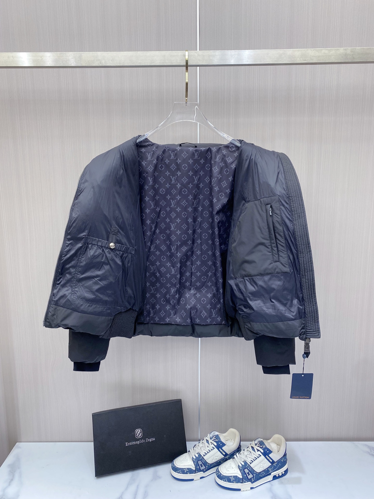 Louis Vuitton Couple Down Jacket White Duck Down M-l-xxxl