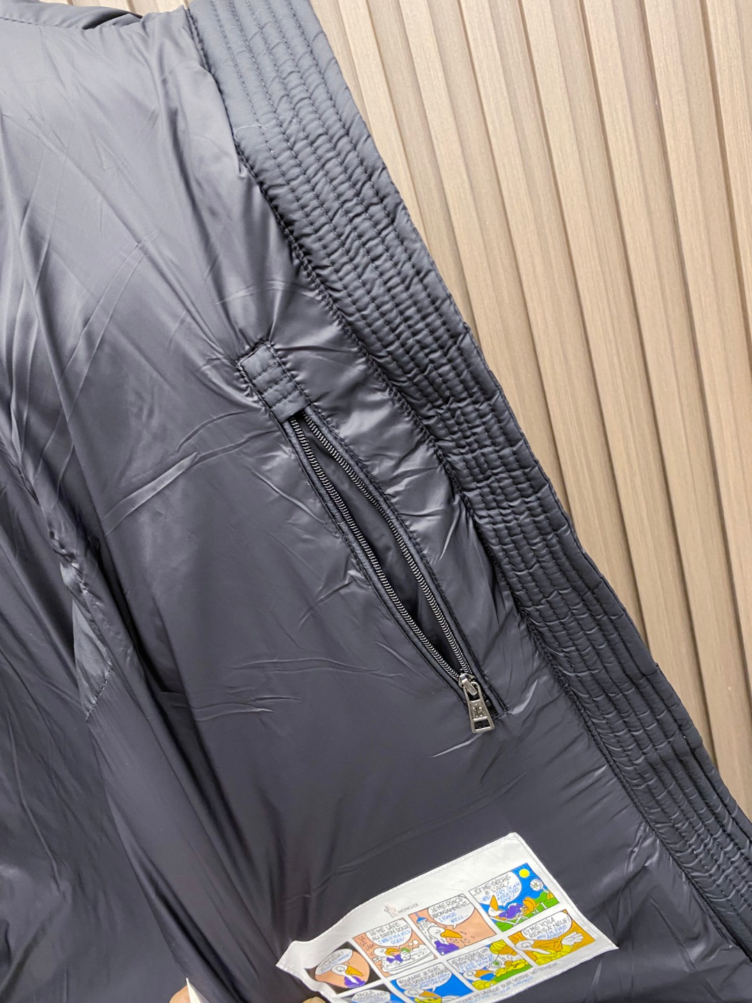 Moncler Down Vest White Duck Down Black M-l