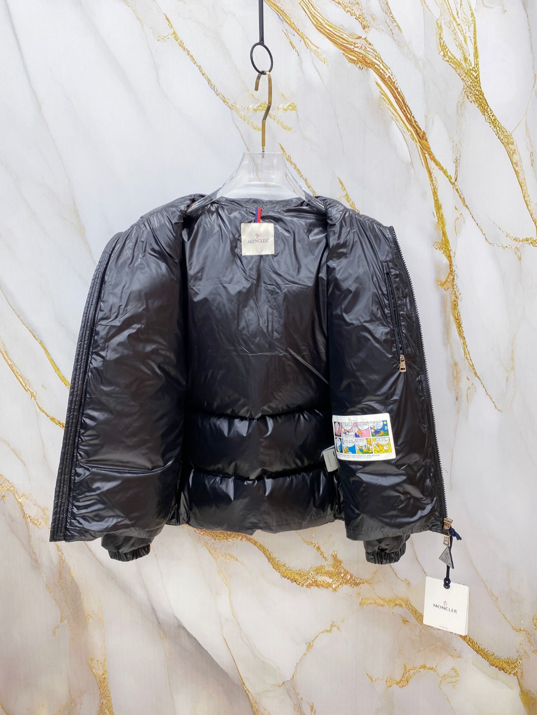 Moncler Basic Clothing White Duck Down M-l