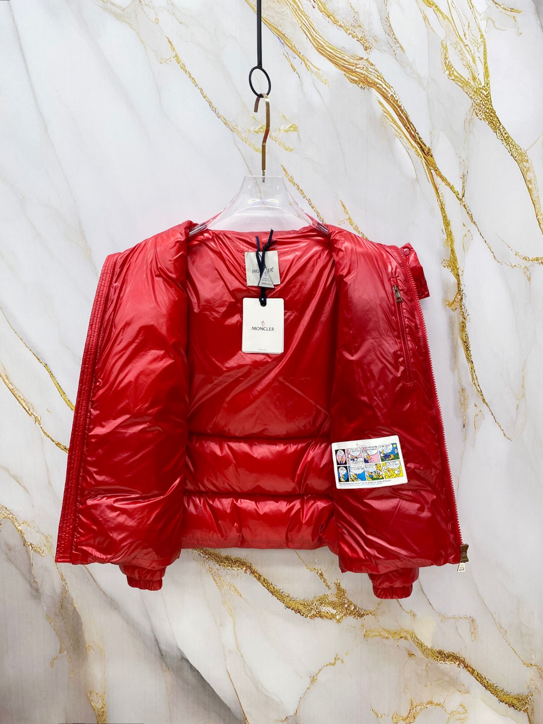 Moncler Basic Clothing White Duck Down M-l