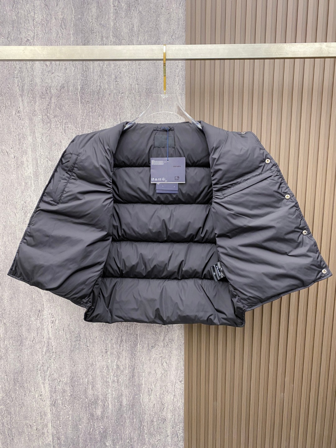 Prada Down Vest White Duck Down 56