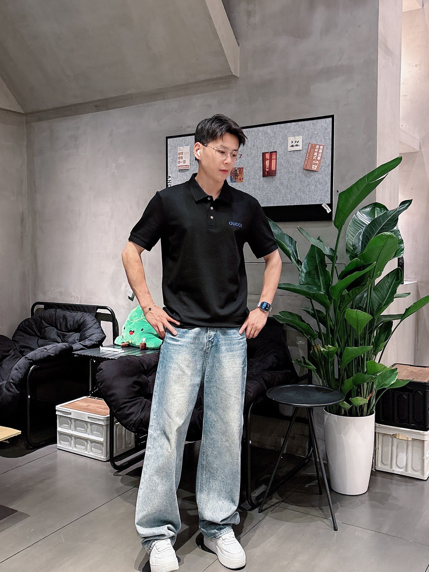Gucci Basic Clothing Cotton Black M-l-xl-xxl
