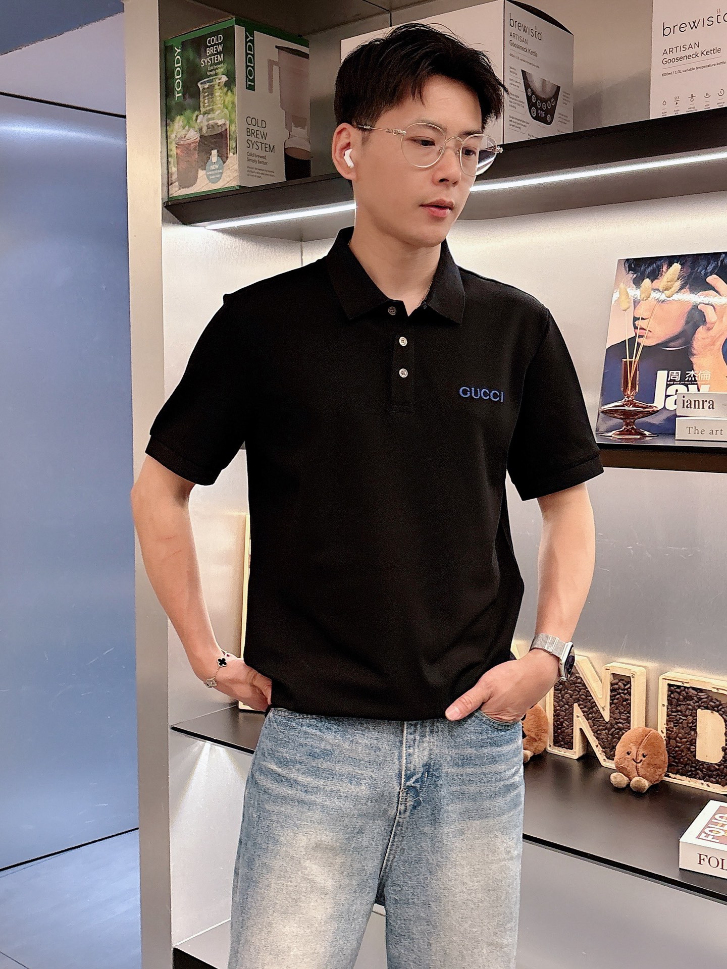 Gucci Basic Clothing Cotton Black M-l-xl-xxl