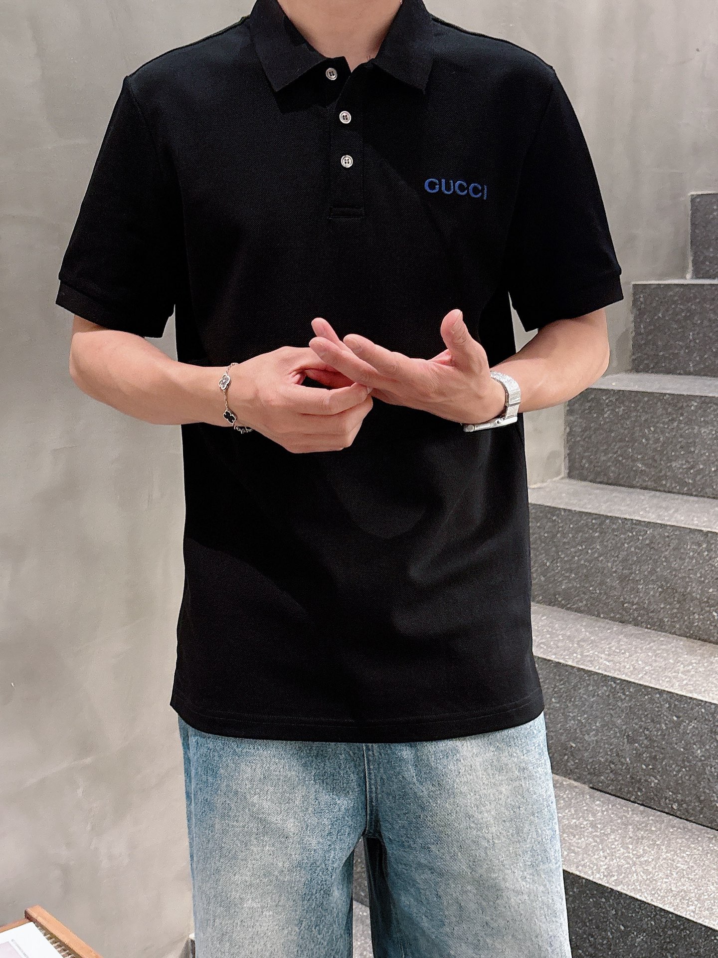 Gucci Basic Clothing Cotton Black M-l-xl-xxl