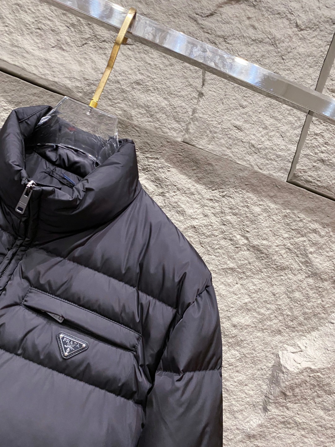 Prada Down Jacket White Duck Down 56