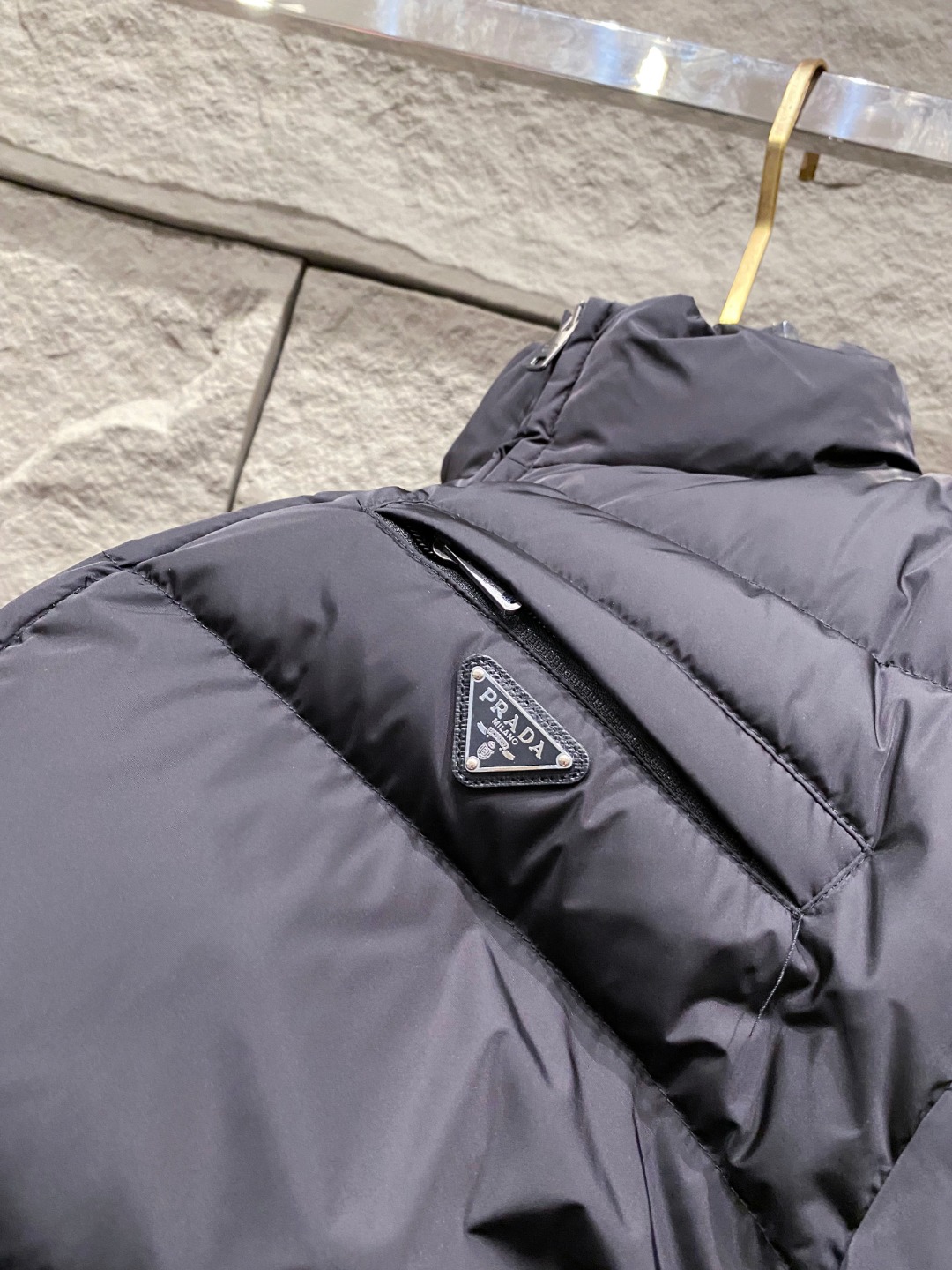 Prada Down Jacket White Duck Down 56