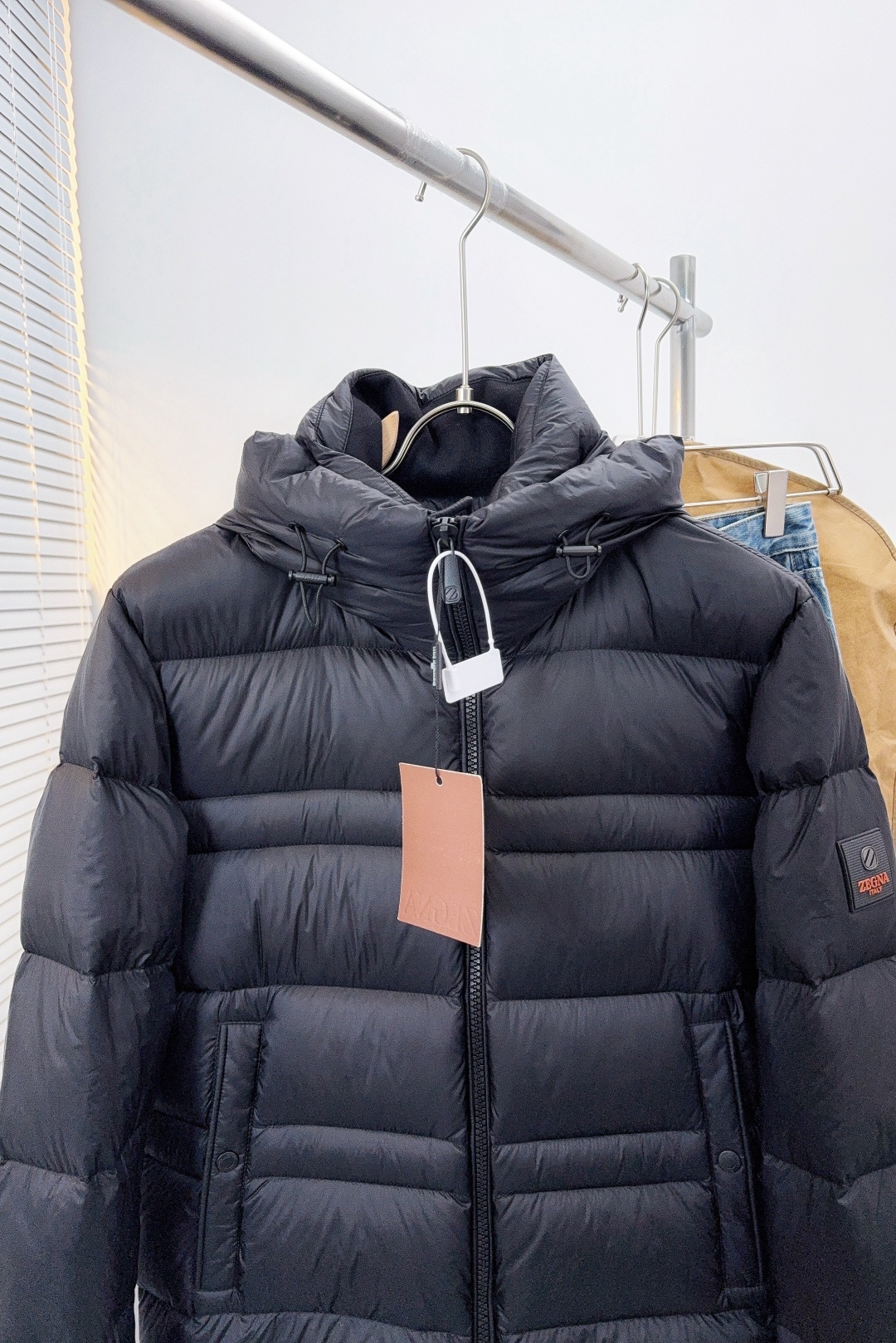 Ermenegildo Zegna Couple Down Jacket White Duck Down S-m-xxxl